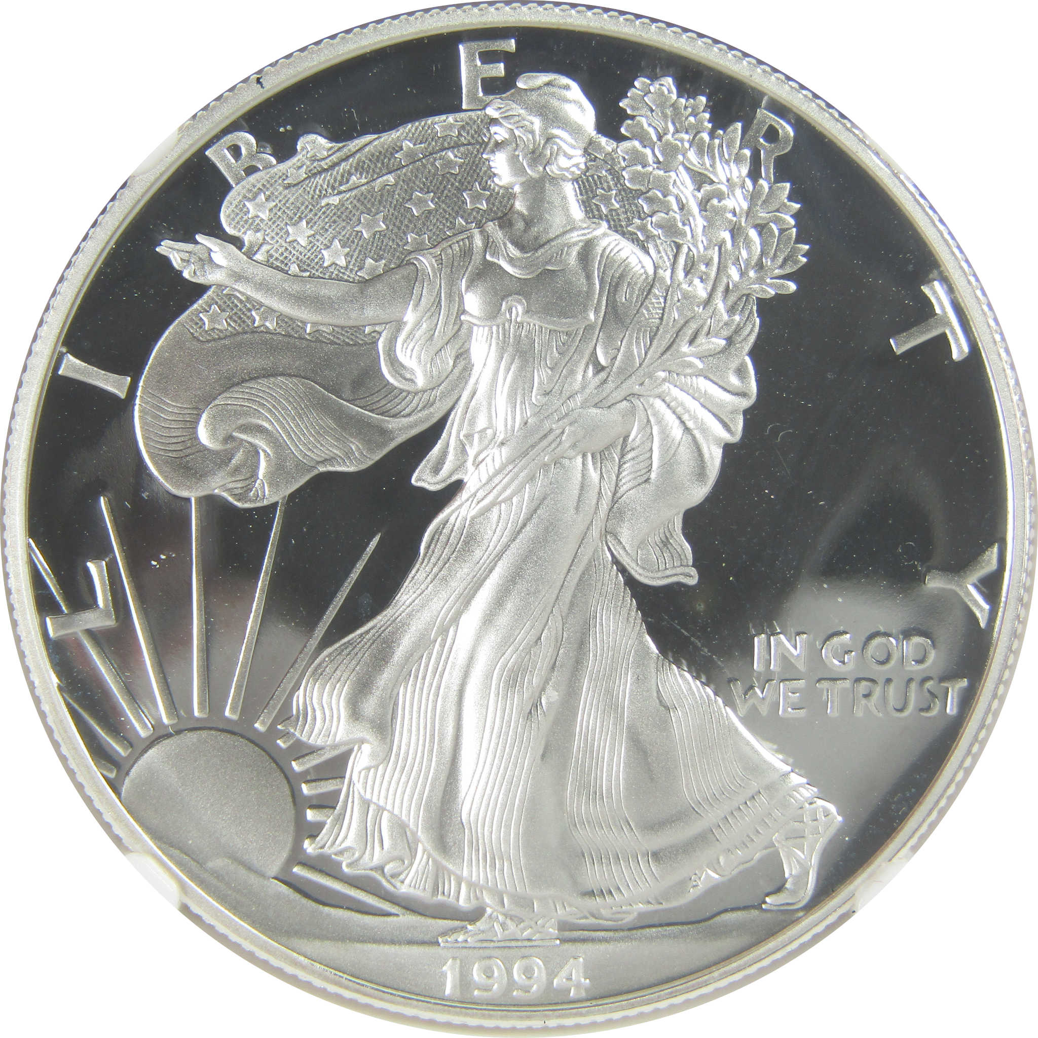 1994 P American Silver Eagle PF 69 UCAM NGC Proof $1 SKU:CPC9478