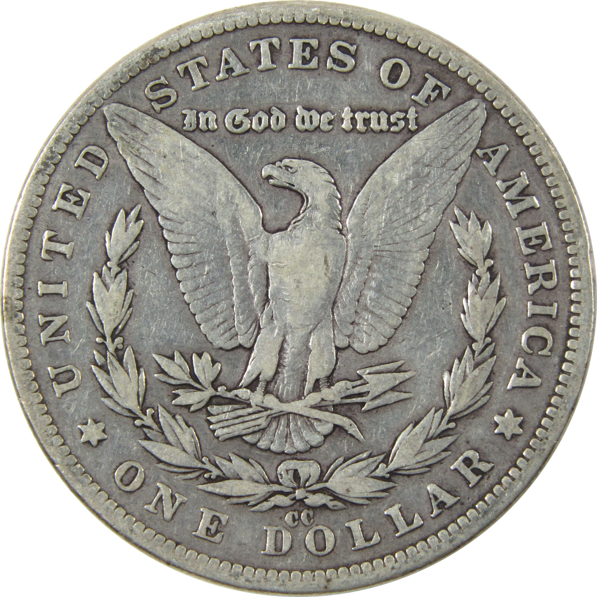 1890 CC Morgan Dollar F Fine Details Silver $1 Coin SKU:I14171 - Morgan coin - Morgan silver dollar - Morgan silver dollar for sale - Profile Coins &amp; Collectibles