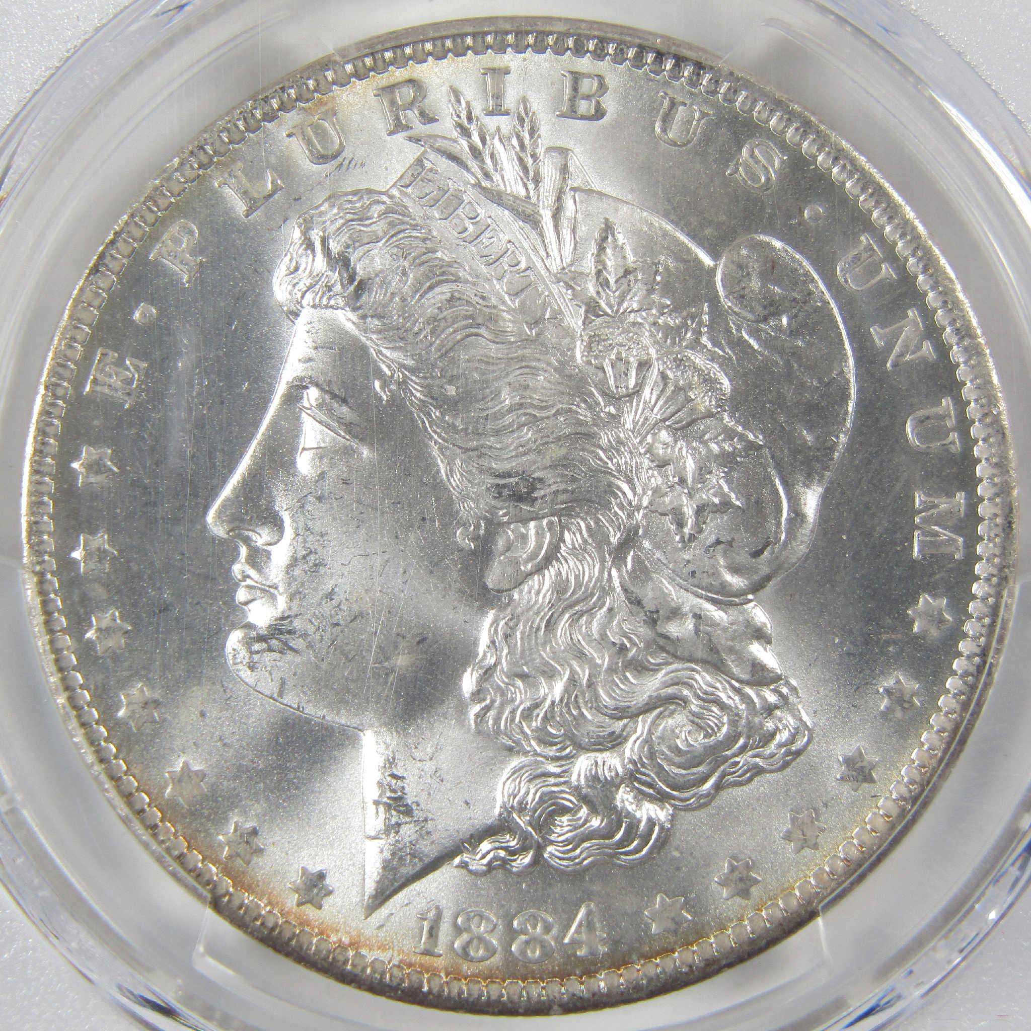 1884 O Morgan Silver Dollar MS 65+ PCGS Uncirculated $1 Coin - Morgan coin - Morgan silver dollar - Morgan silver dollar for sale - Profile Coins &amp; Collectibles