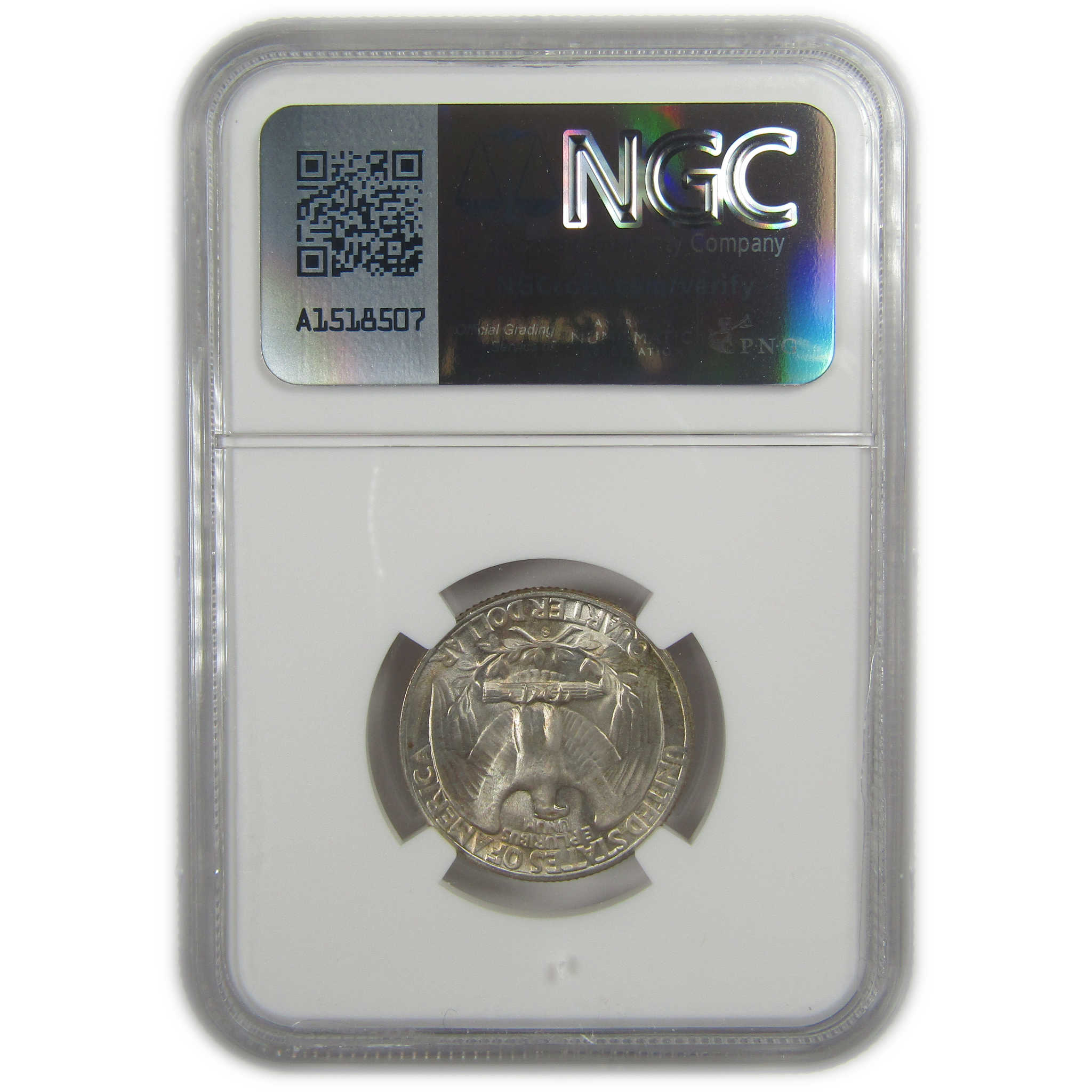1951 S Washington Quarter MS 66 NGC Silver Bag Fragment SKU:I20521