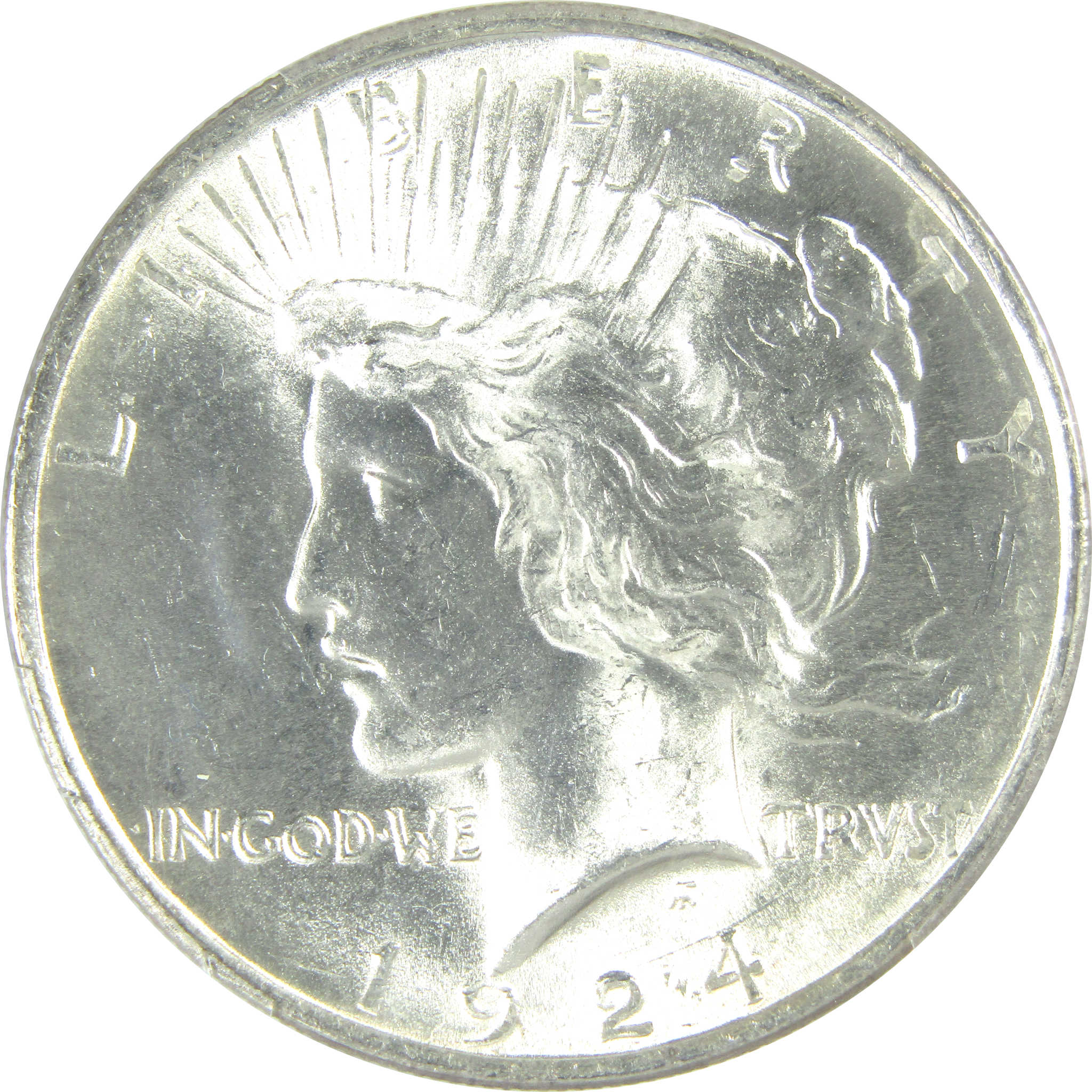 1924 Peace Dollar MS 65 PCGS Silver $1 Uncirculated Coin