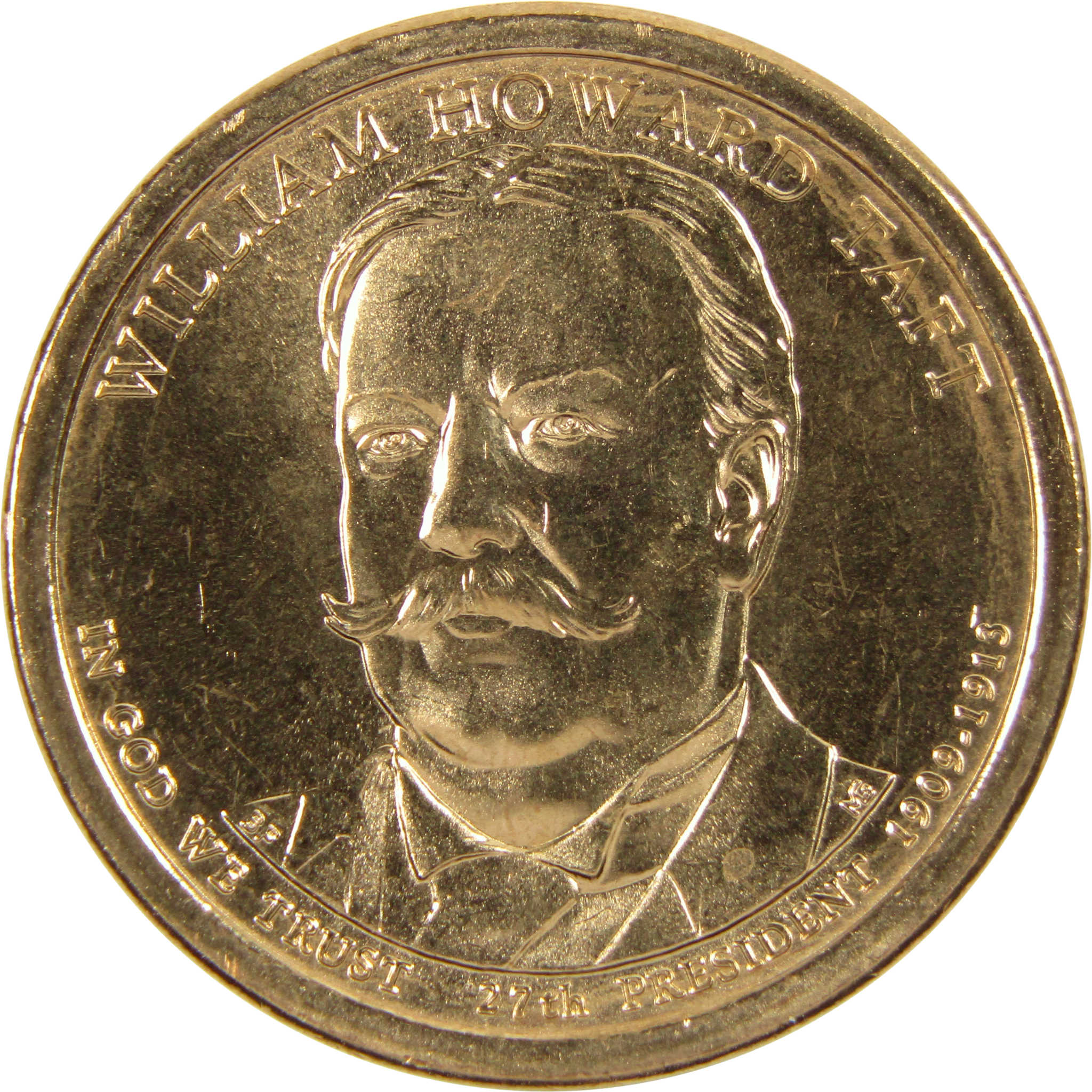 2013 D William H Taft Presidential Dollar BU Uncirculated $1 Coin