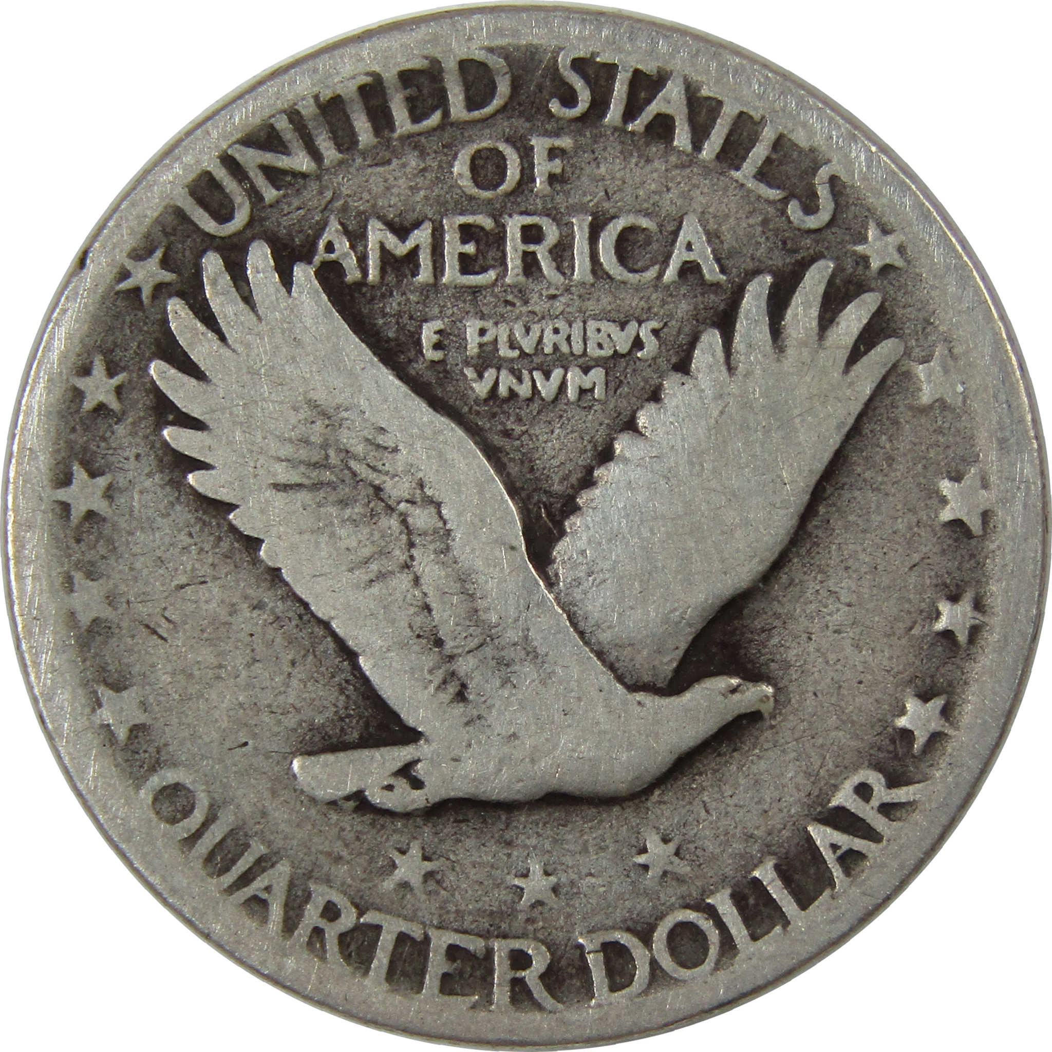 1927 S Standing Liberty Quarter G Good Silver 25c Coin SKU:I23464