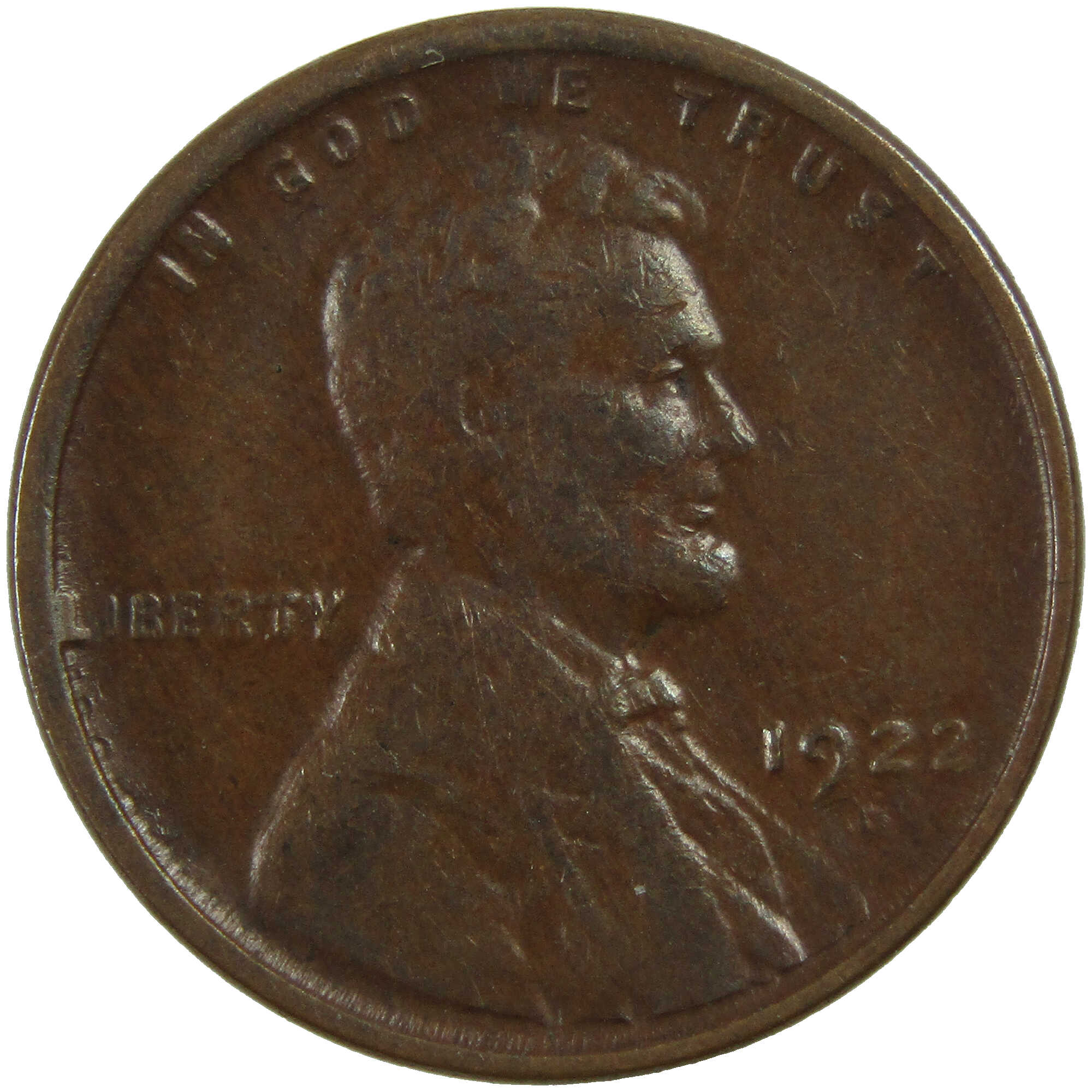 1922 D Lincoln Wheat Cent VF Very Fine Penny 1c Coin SKU:I12955