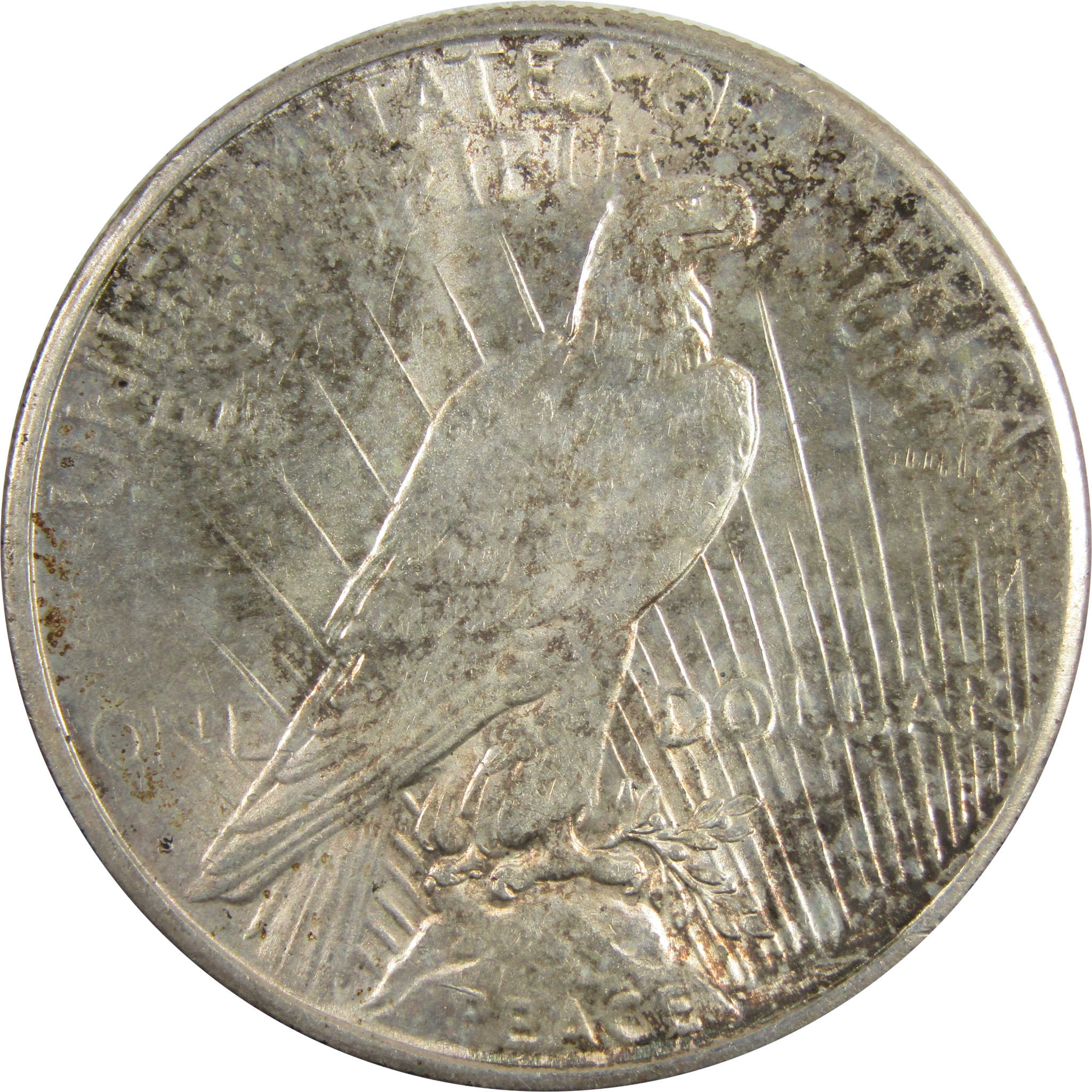 1922 S Peace Dollar Borderline Uncirculated Silver $1 Coin SKU:I5599