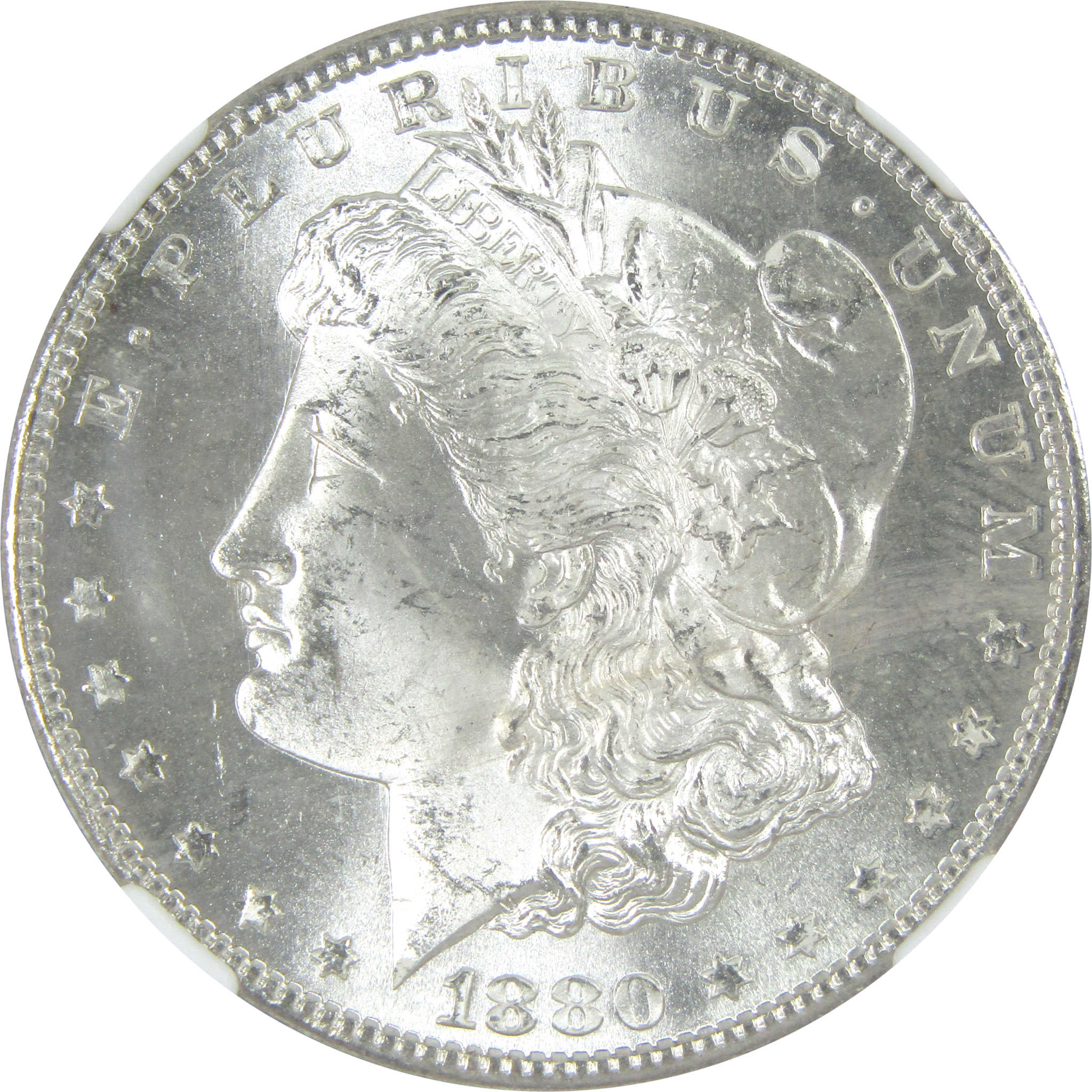 1880 S Morgan Dollar MS 64 NGC Silver $1 Uncirculated Coin SKU:I16508 - Morgan coin - Morgan silver dollar - Morgan silver dollar for sale - Profile Coins &amp; Collectibles