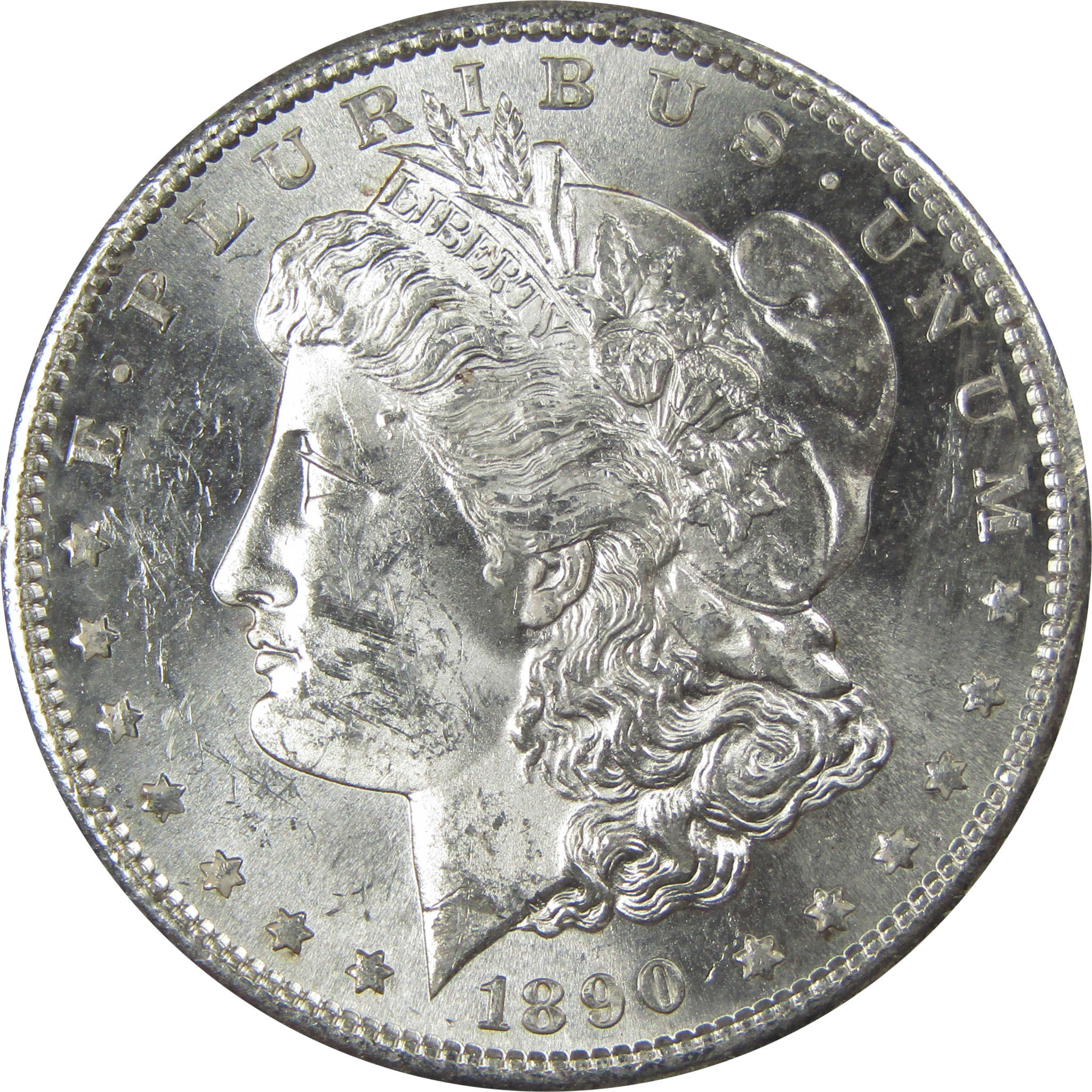 1890 S Morgan Dollar Uncirculated Silver $1 Coin SKU:I21080 - Morgan coin - Morgan silver dollar - Morgan silver dollar for sale - Profile Coins &amp; Collectibles