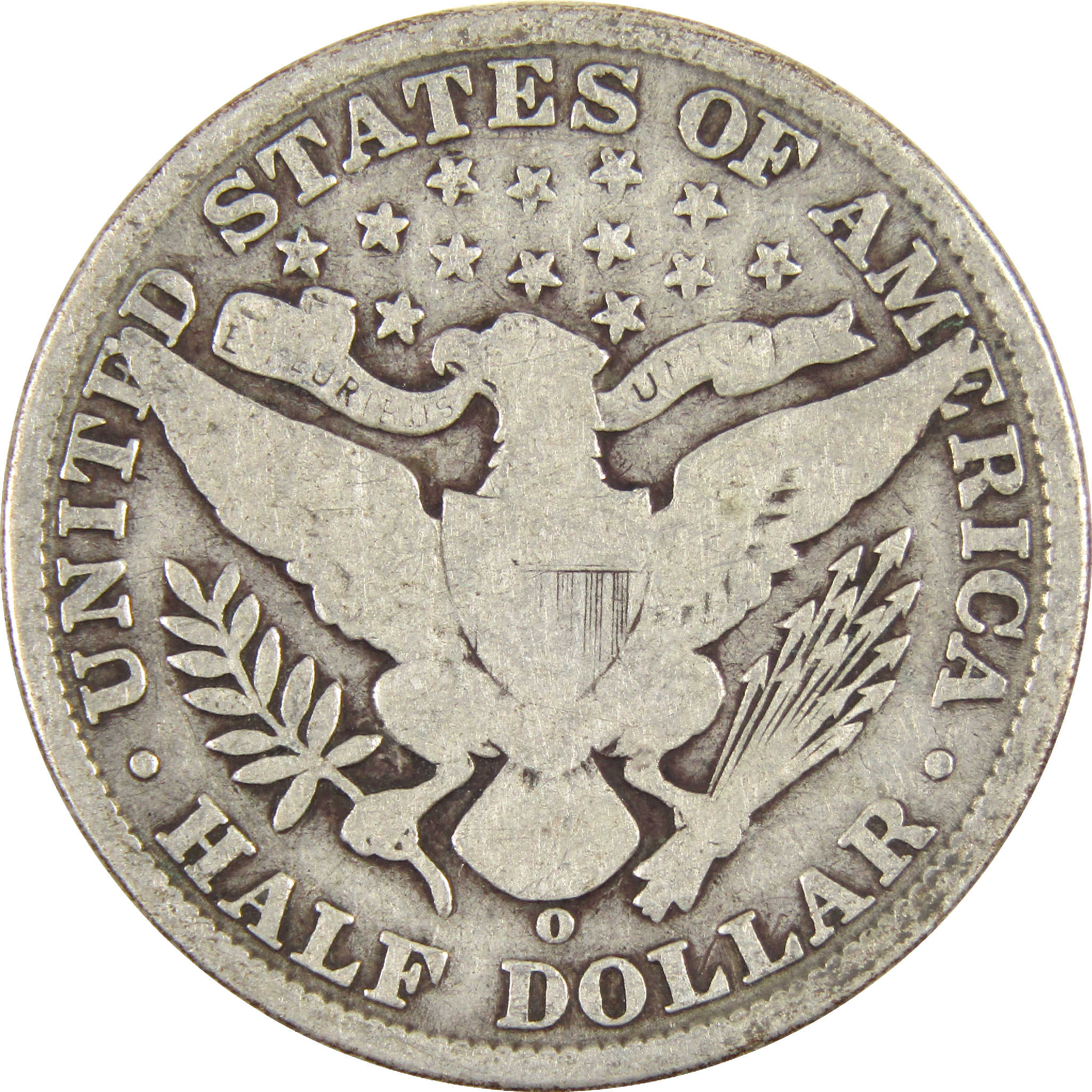 1907 O Barber Half Dollar G Good Silver 50c Coin