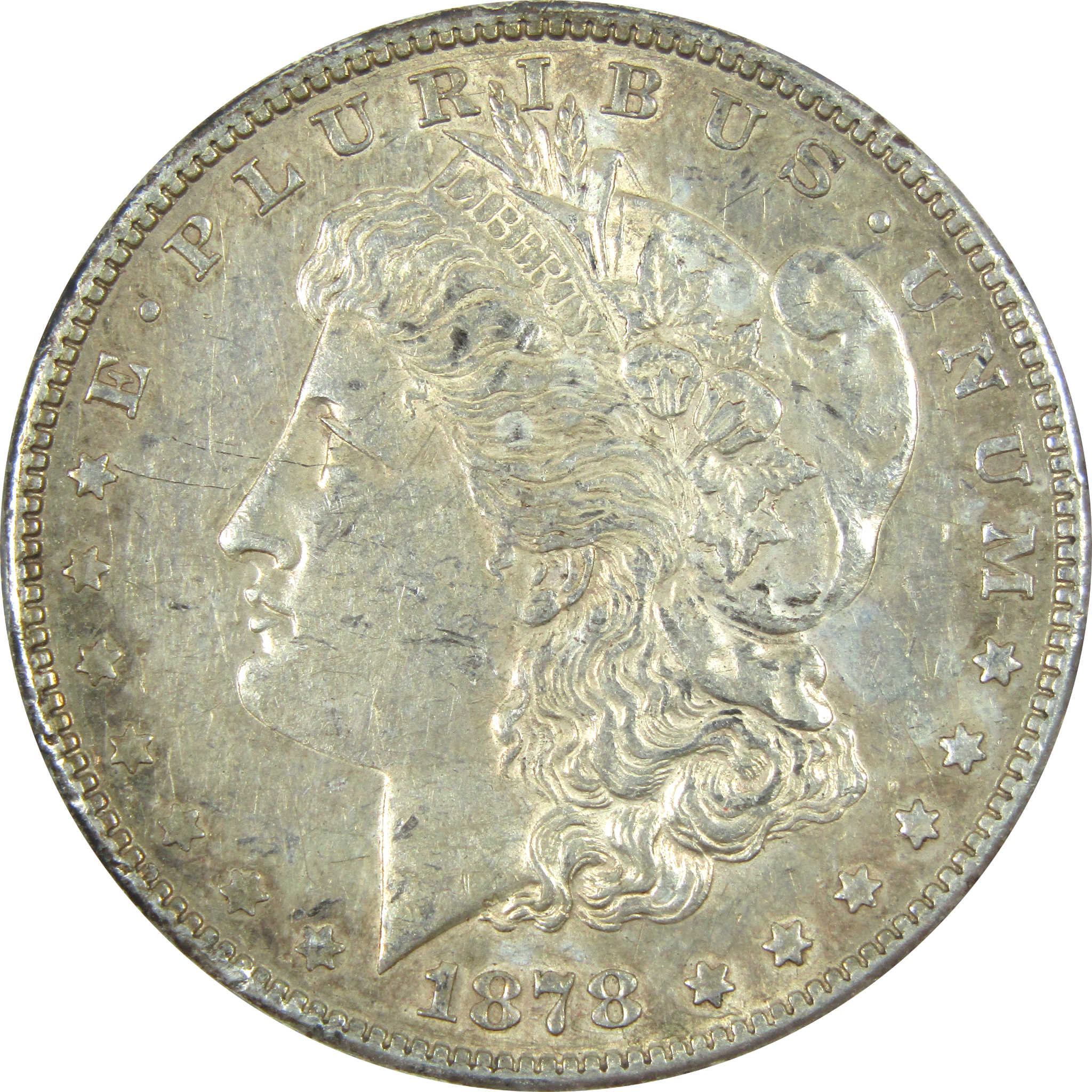 1878 S Morgan Dollar AU About Uncirculated Silver $1 SKU:I15020 - Morgan coin - Morgan silver dollar - Morgan silver dollar for sale - Profile Coins &amp; Collectibles