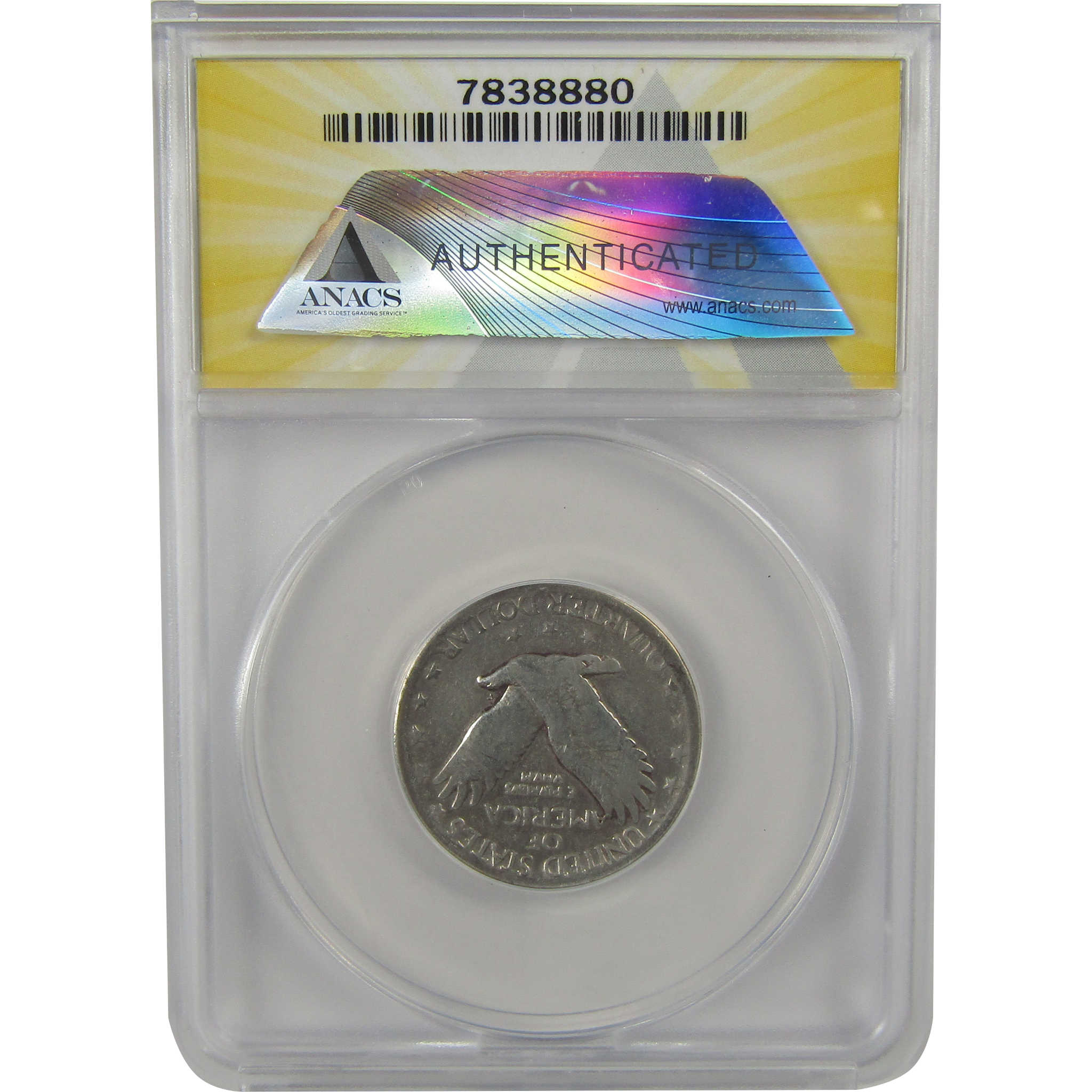 1927 S Standing Liberty Quarter VG 8 Details ANACS Silver SKU:I22332