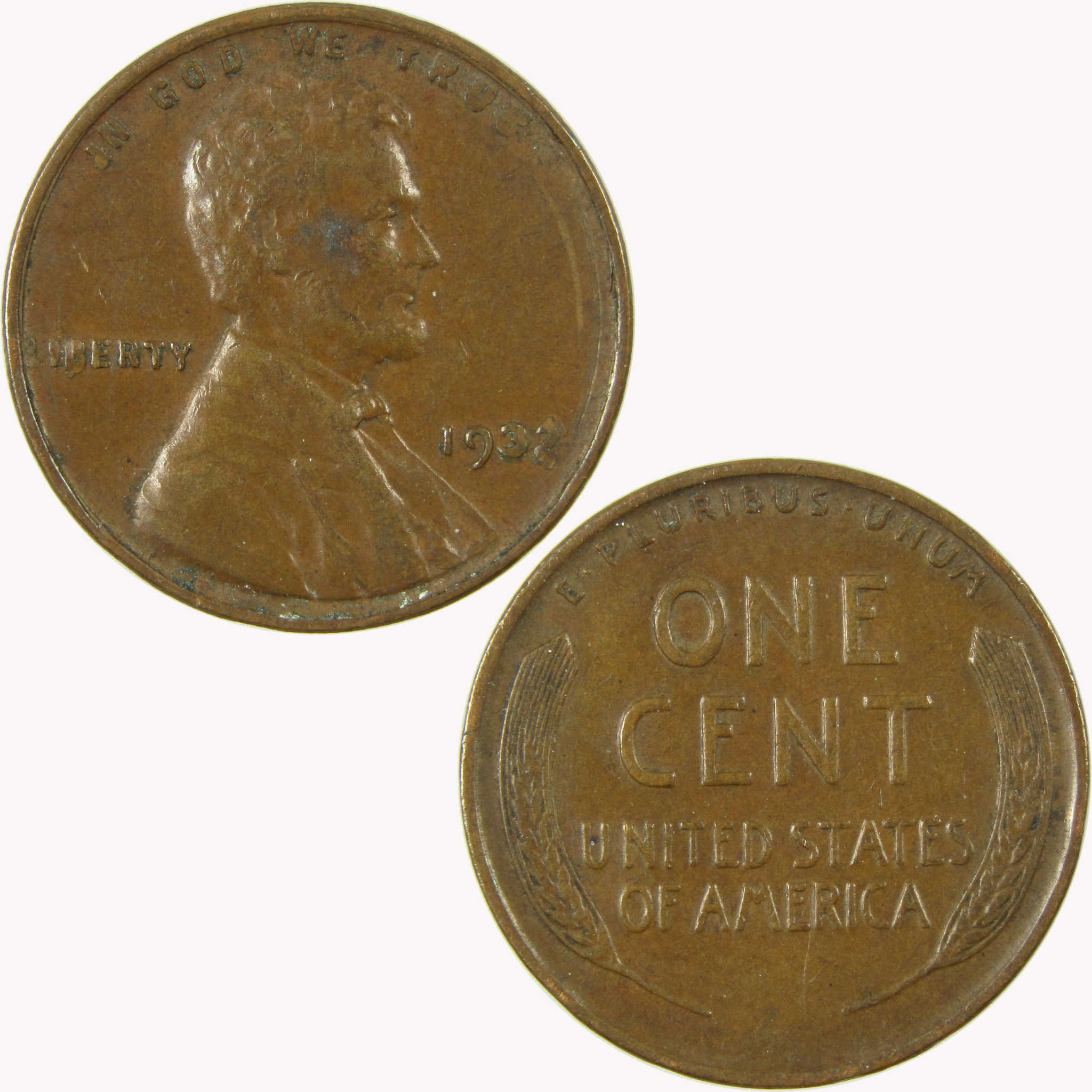 1932 Lincoln Wheat Cent XF EF Extremely Fine Penny 1c Coin SKU:I26534