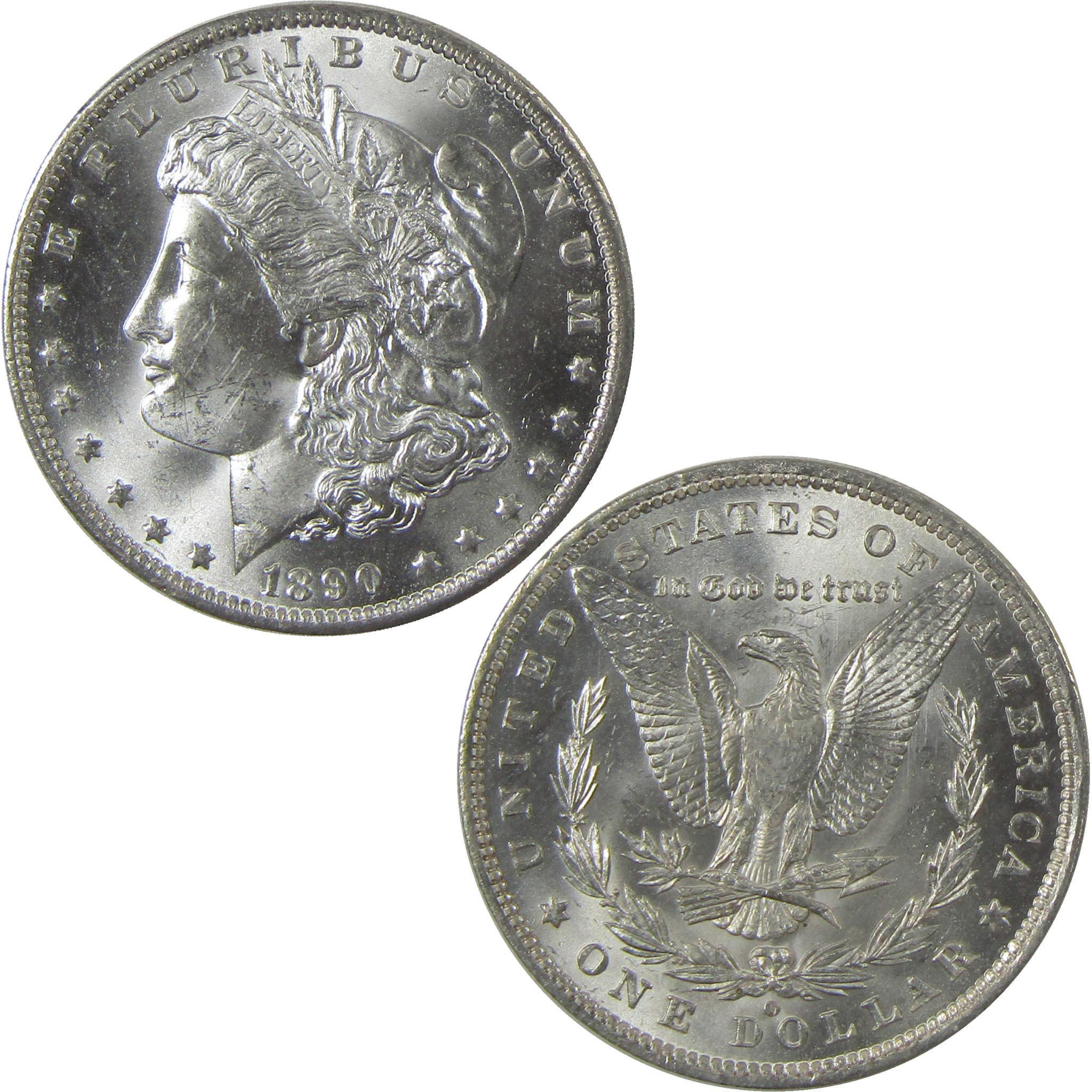 1890 O Morgan Silver Dollar BU Very Choice Uncirculated Mint State - Morgan coin - Morgan silver dollar - Morgan silver dollar for sale - Profile Coins &amp; Collectibles