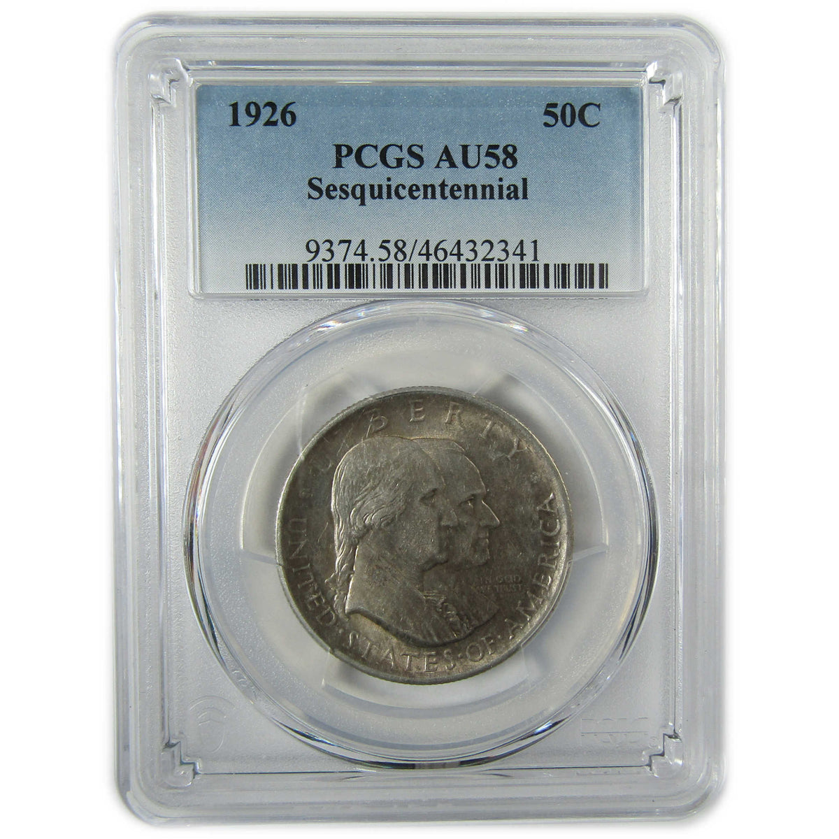 1926 Sesquicentennial Commemorative Silver 50c AU 58 PCGS SKU:CP1564