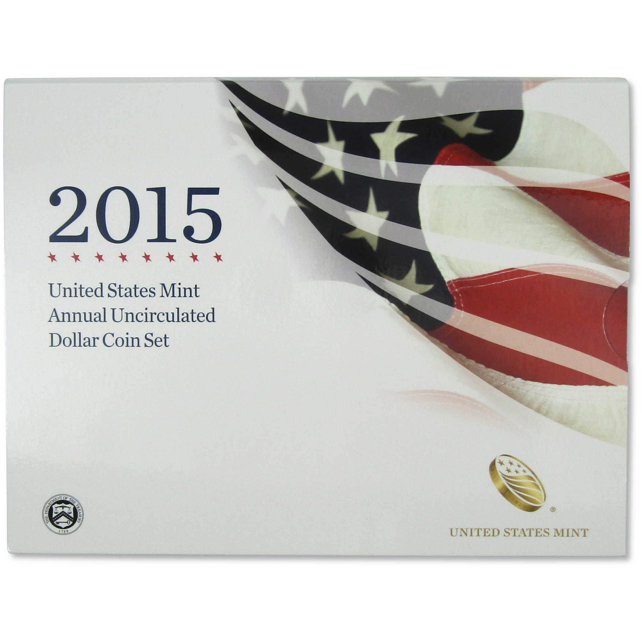 2015 U.S. Mint Annual Uncirculated Dollar Coin Set OGP COA SKU:CPC3855