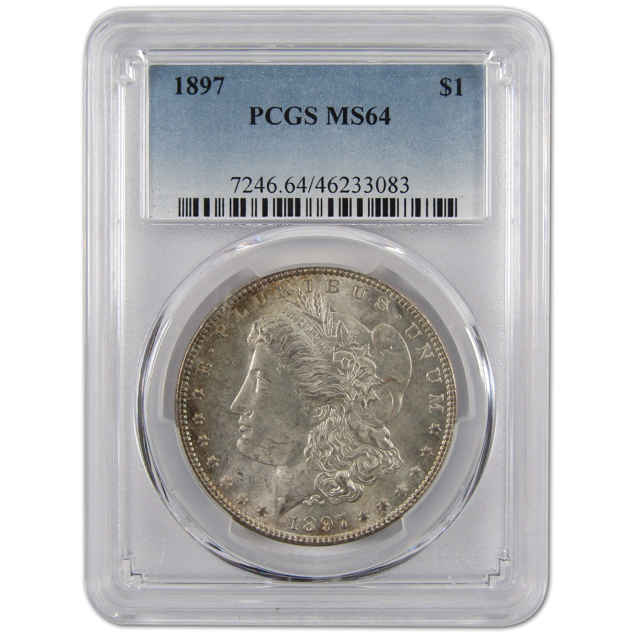 1897 Morgan Dollar MS 64 PCGS Silver $1 Uncirculated Coin SKU:I10892 - Morgan coin - Morgan silver dollar - Morgan silver dollar for sale - Profile Coins &amp; Collectibles
