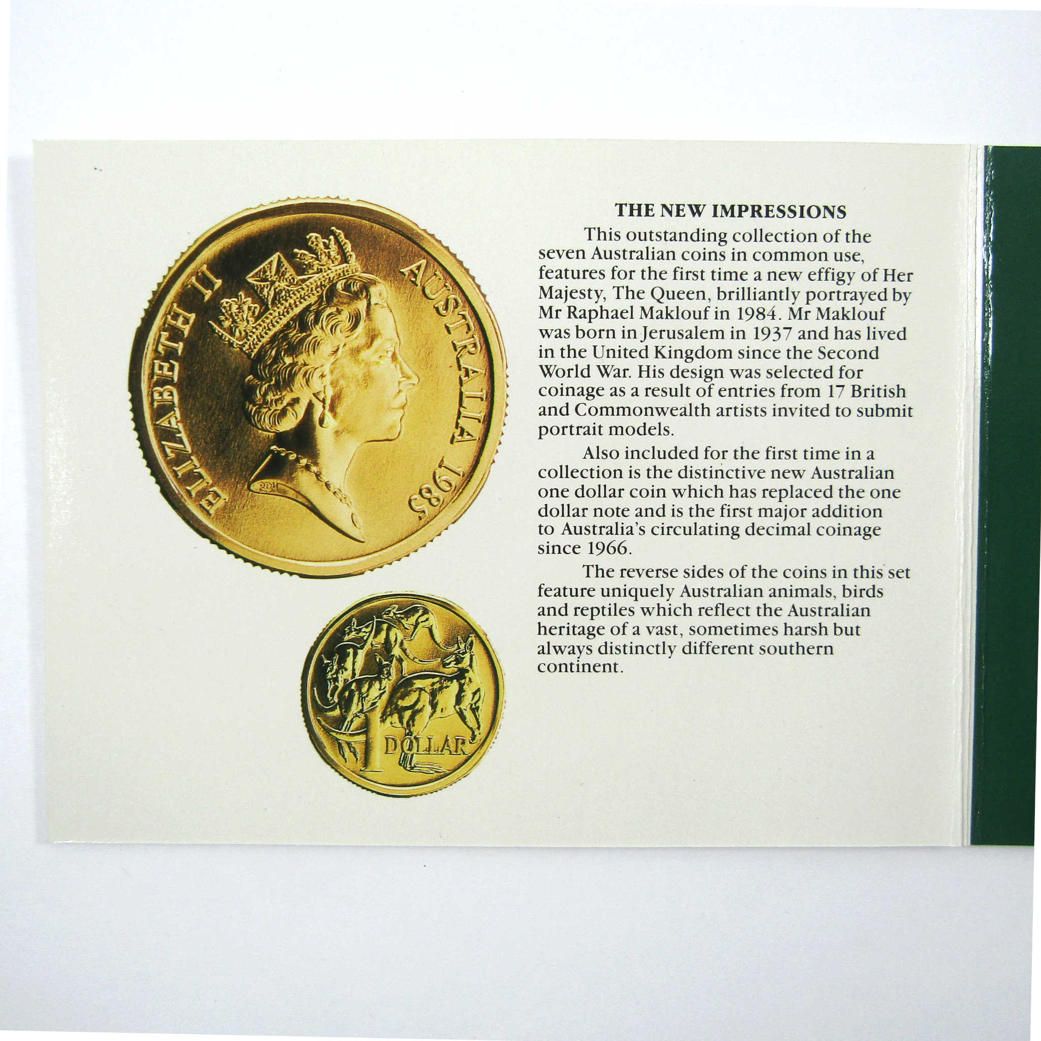 1985 Royal Australian Mint 7 Coin Uncirculated Set SKU:CPC6220