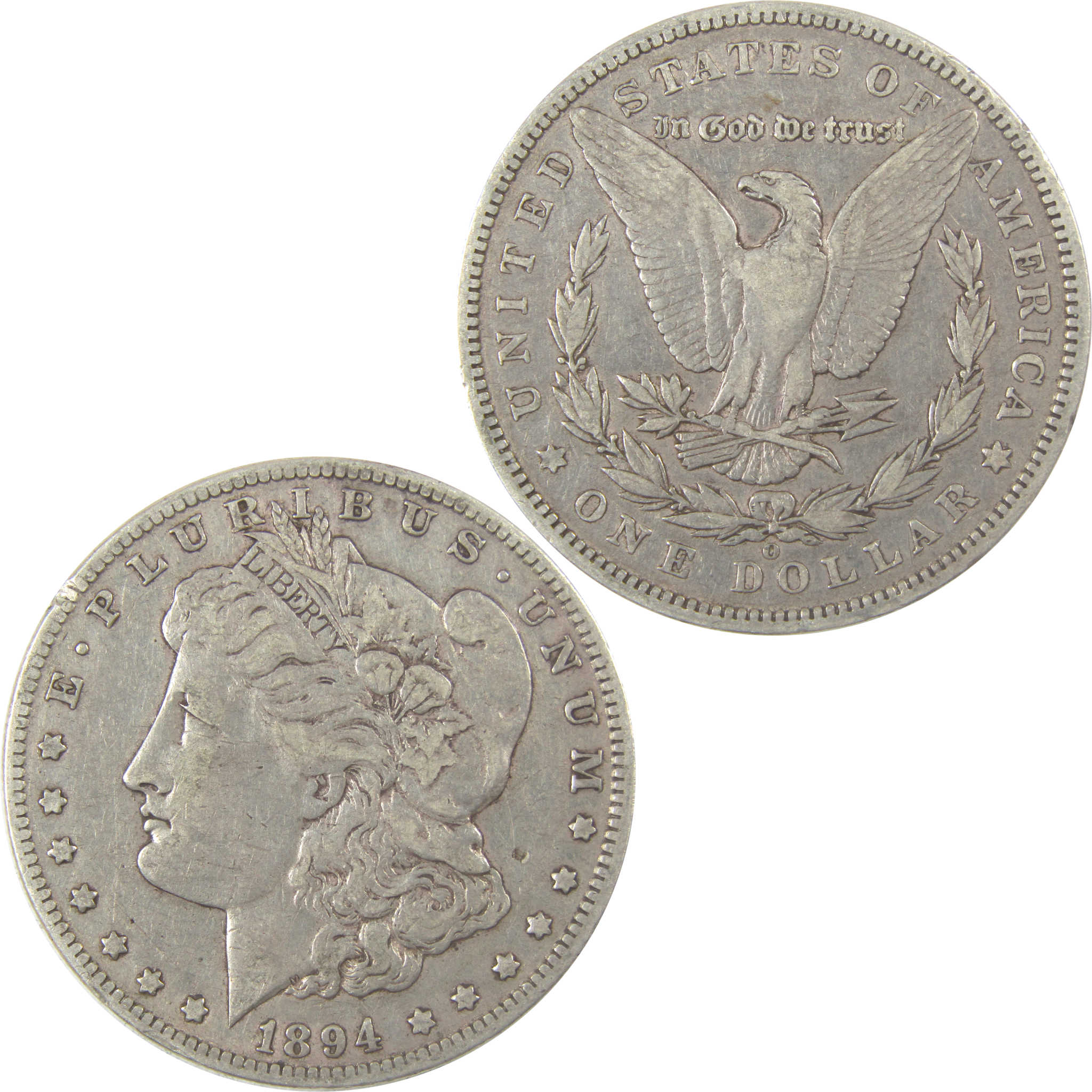 1894 O Morgan Silver Dollar VF Very Fine $1 Coin SKU:I24403