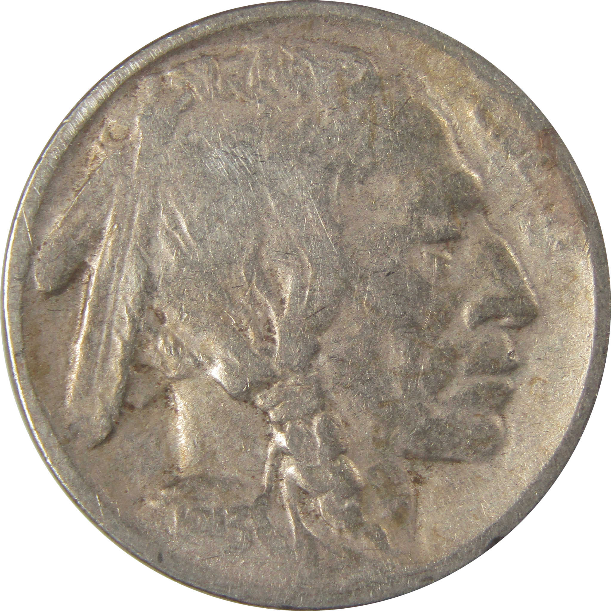 1913 S Type 1 Indian Head Buffalo Nickel AG About Good SKU:I22838