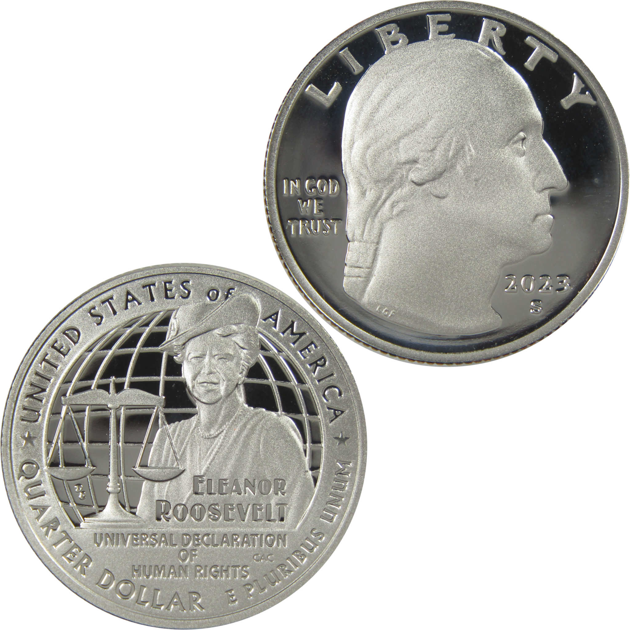 2023 S Eleanor Roosevelt American Women Quarter Choice Proof Clad 25c