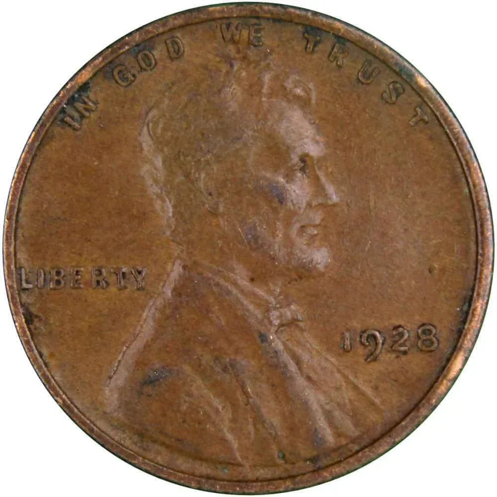 1928 Lincoln Wheat Cent XF EF Extremely Fine Penny 1c Coin Collectible
