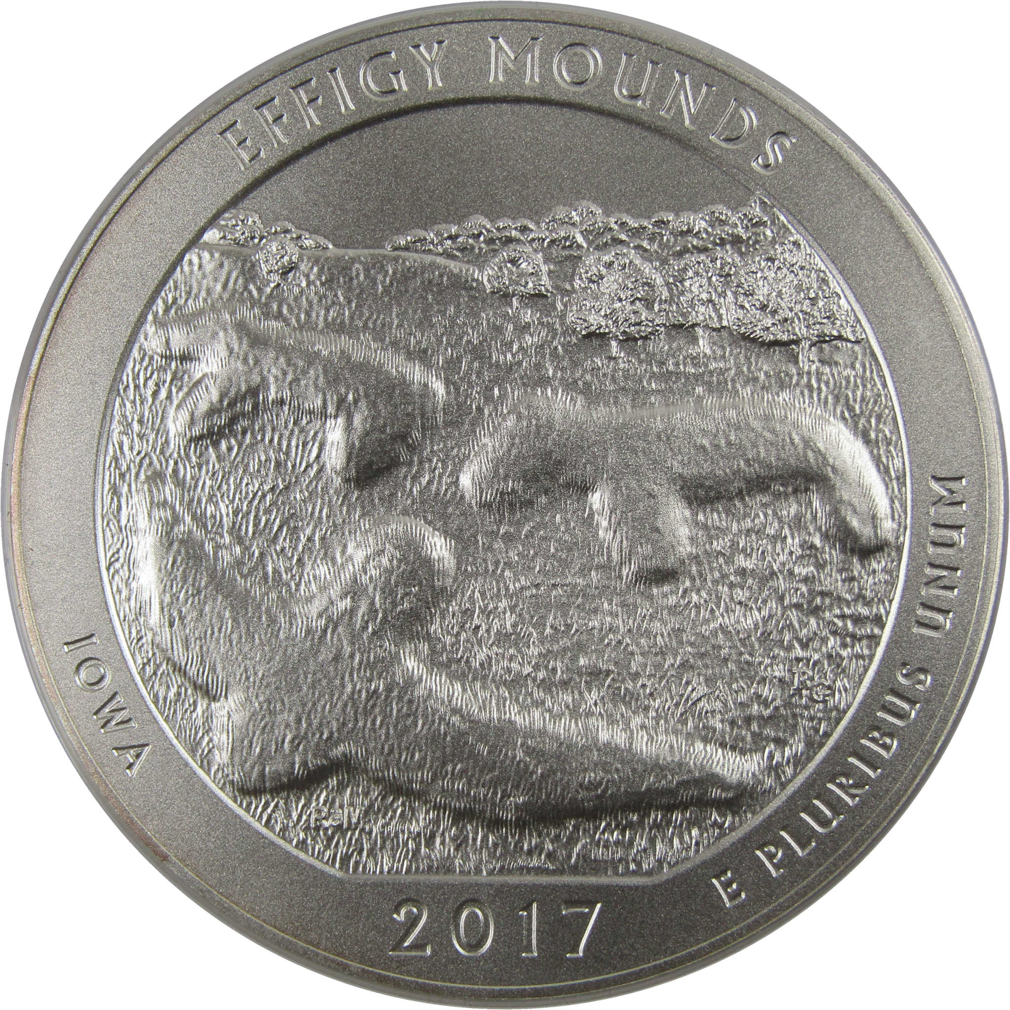 2017 P Effigy Mounds National Park 5 oz Silver OGP SKU:CPC3053