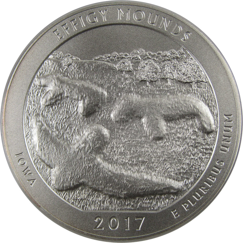 2017 P Effigy Mounds National Park 5 Oz Silver OGP SKU:CPC3053