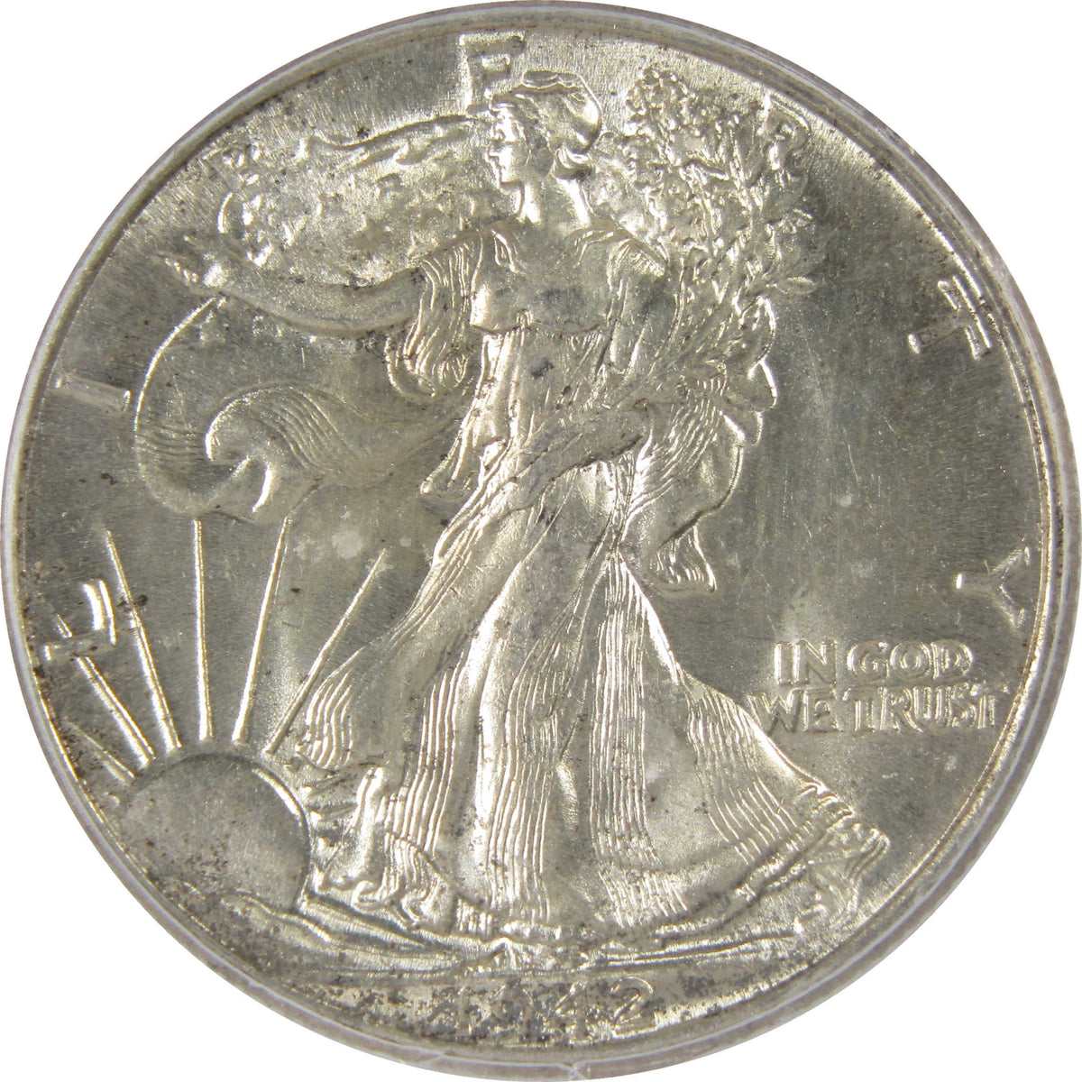 1942 Liberty Walking Silver Half Dollar MS 63 ICG 50c Coin SKU:I29164