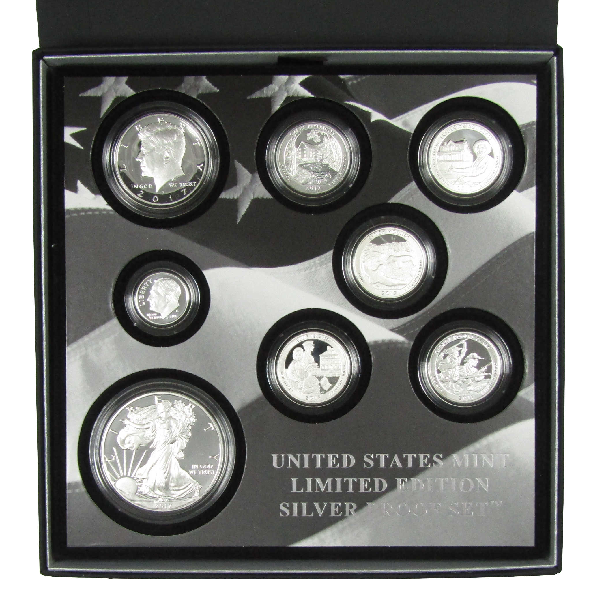 2017 U.S. Mint Limited Edition Silver Proof Set OGP COA SKU:CPC2789