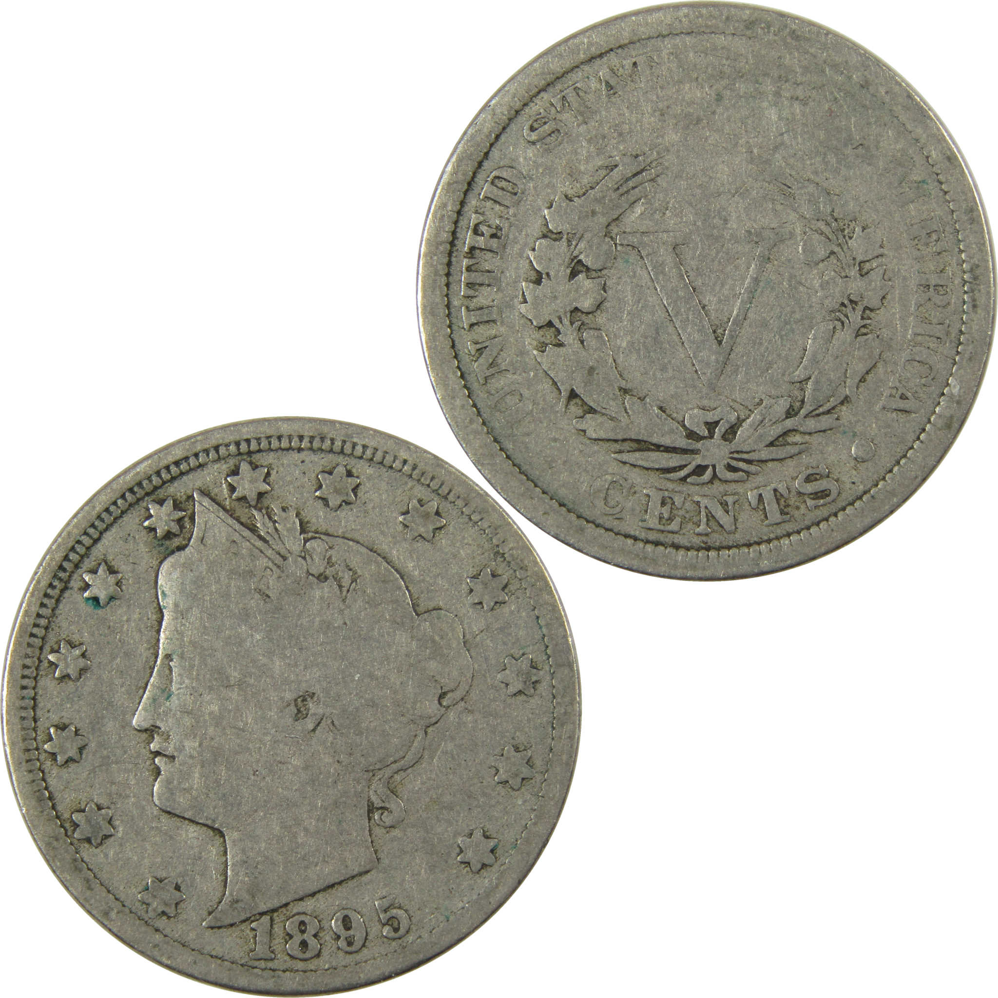 1895 Liberty Head V Nickel G Good 5c Coin SKU:I27208