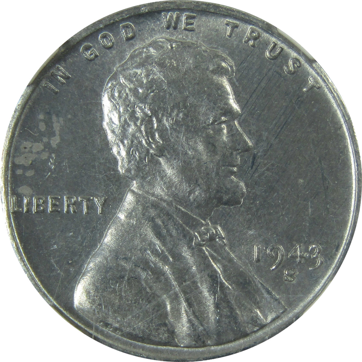 1943 S Lincoln Wheat Steel 1c MS 65 NGC 75th Anniversary SKU:CP1653