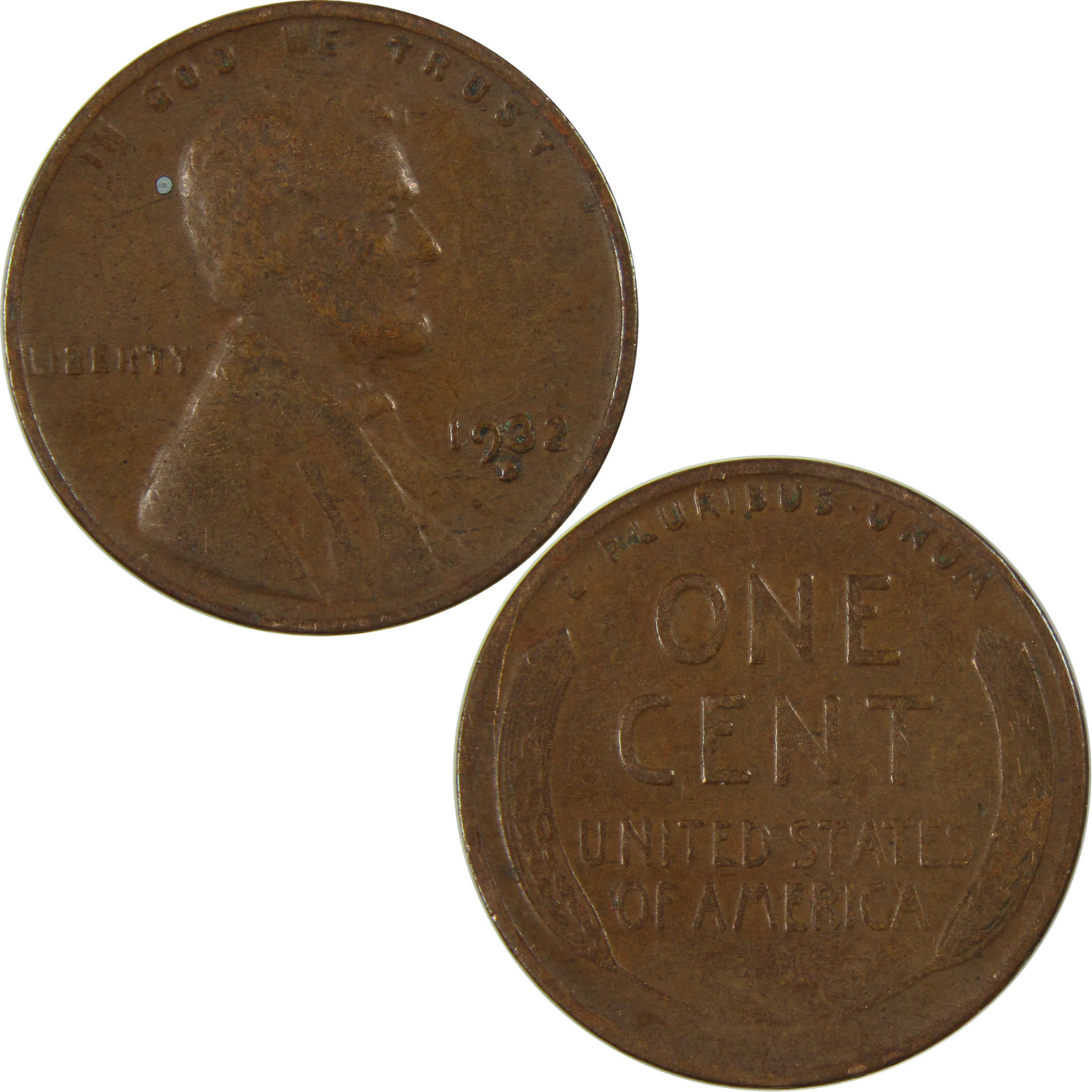 1932 D Lincoln Wheat Cent F Fine Penny 1c Coin Collectible SKU:I27120