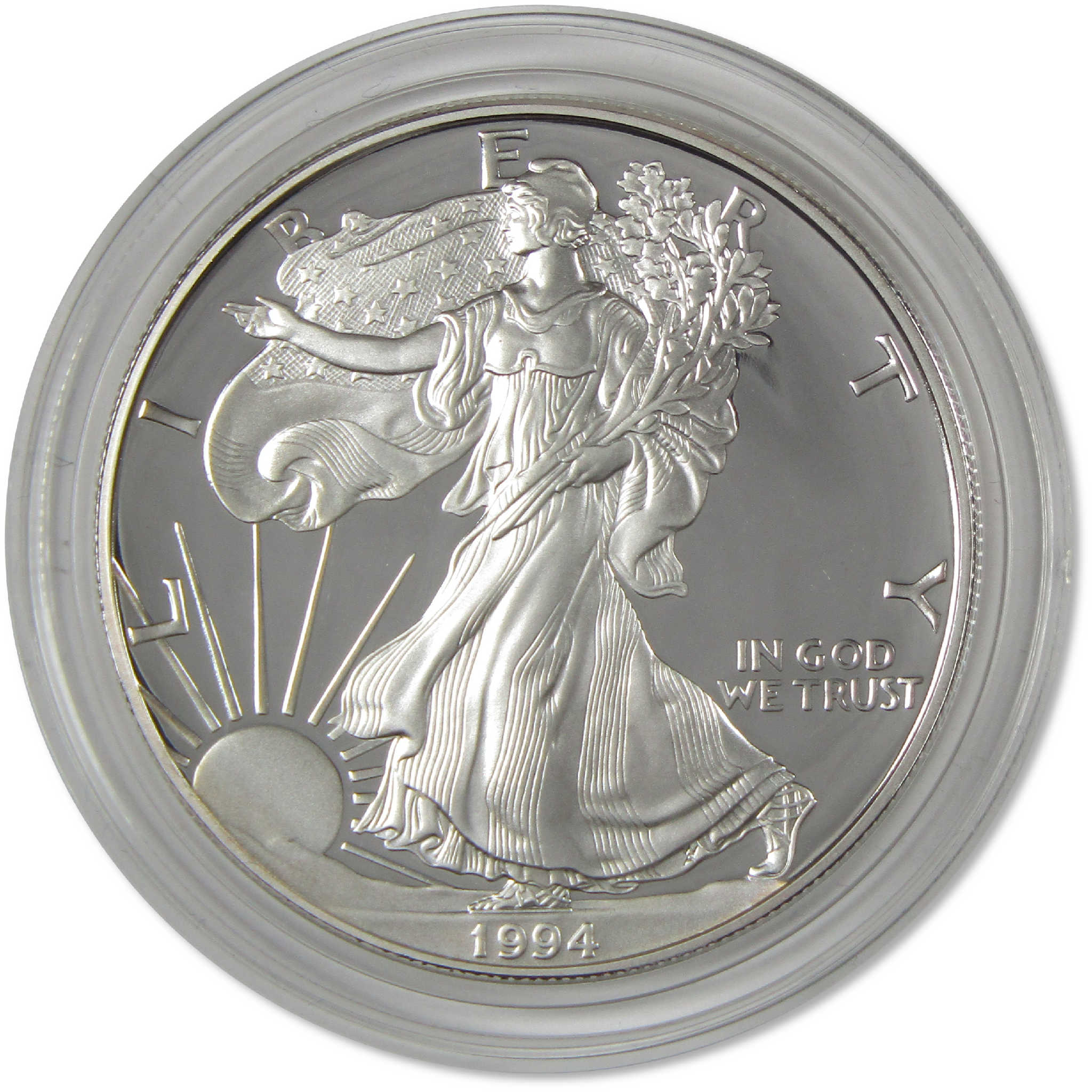 1994 P American Silver Eagle Bullion Proof $1 Coin Collectible OGP COA