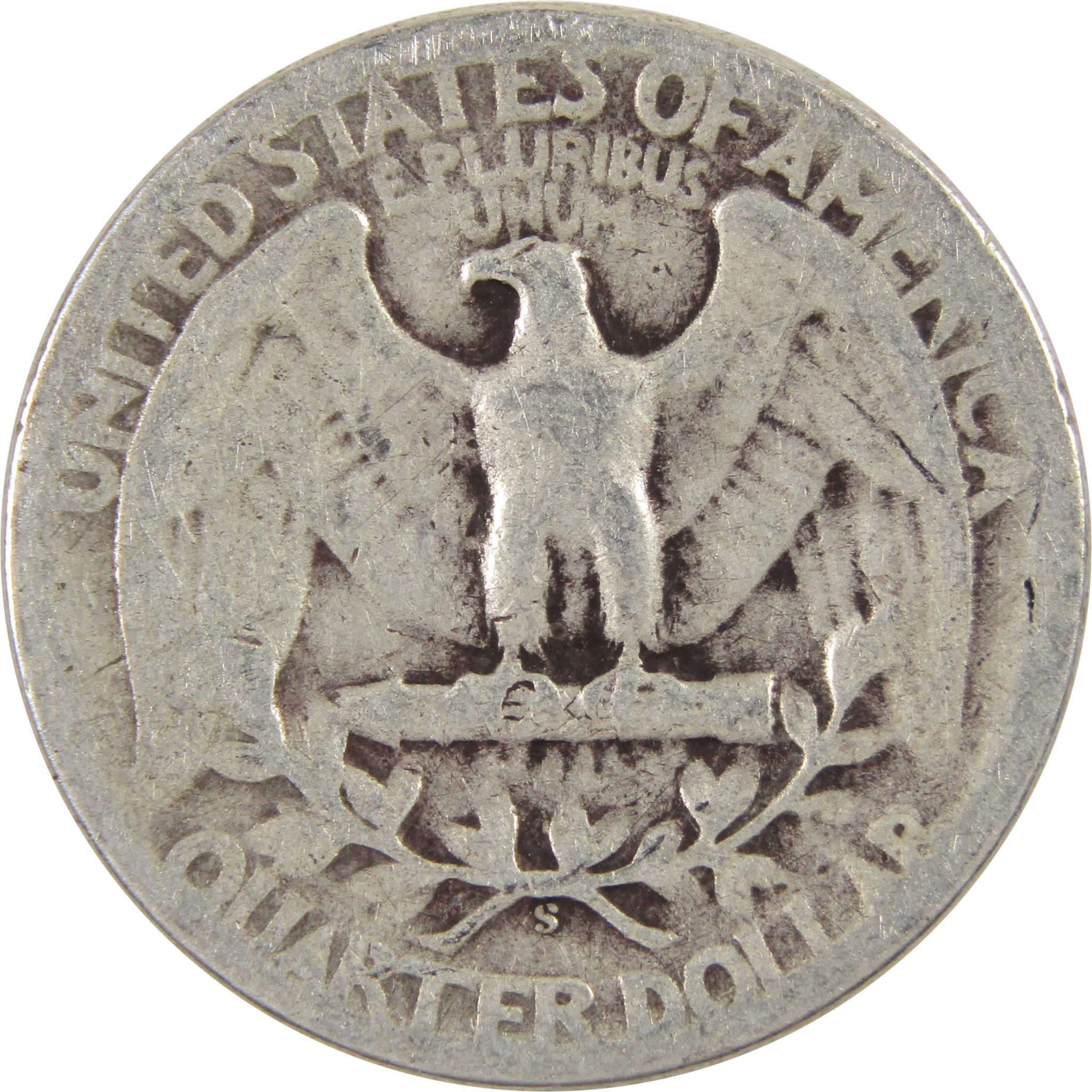 1945 S Washington Quarter AG About Good 90% Silver 25c Coin