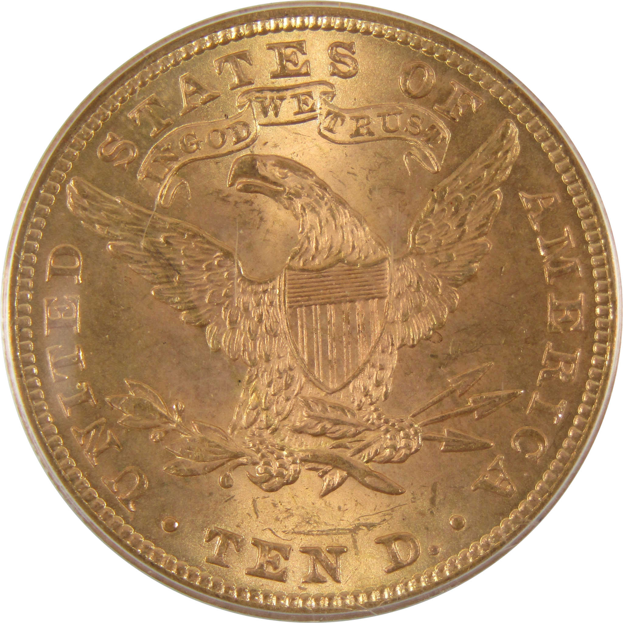 1901 Liberty Head Eagle MS 62 PCGS 90% Gold $10 SKU:CPC5004