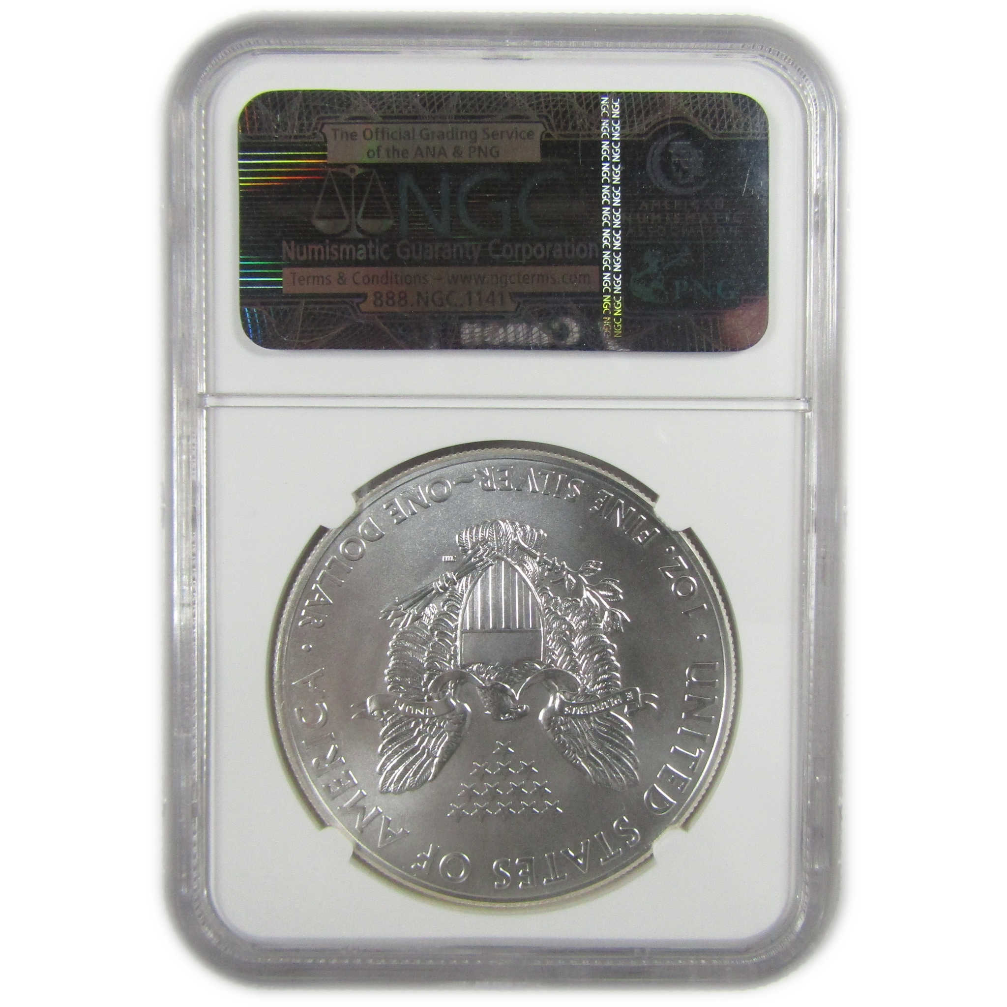 2014 American Slv Eagle MS 70 NGC West Point Early Release SKU:CP363