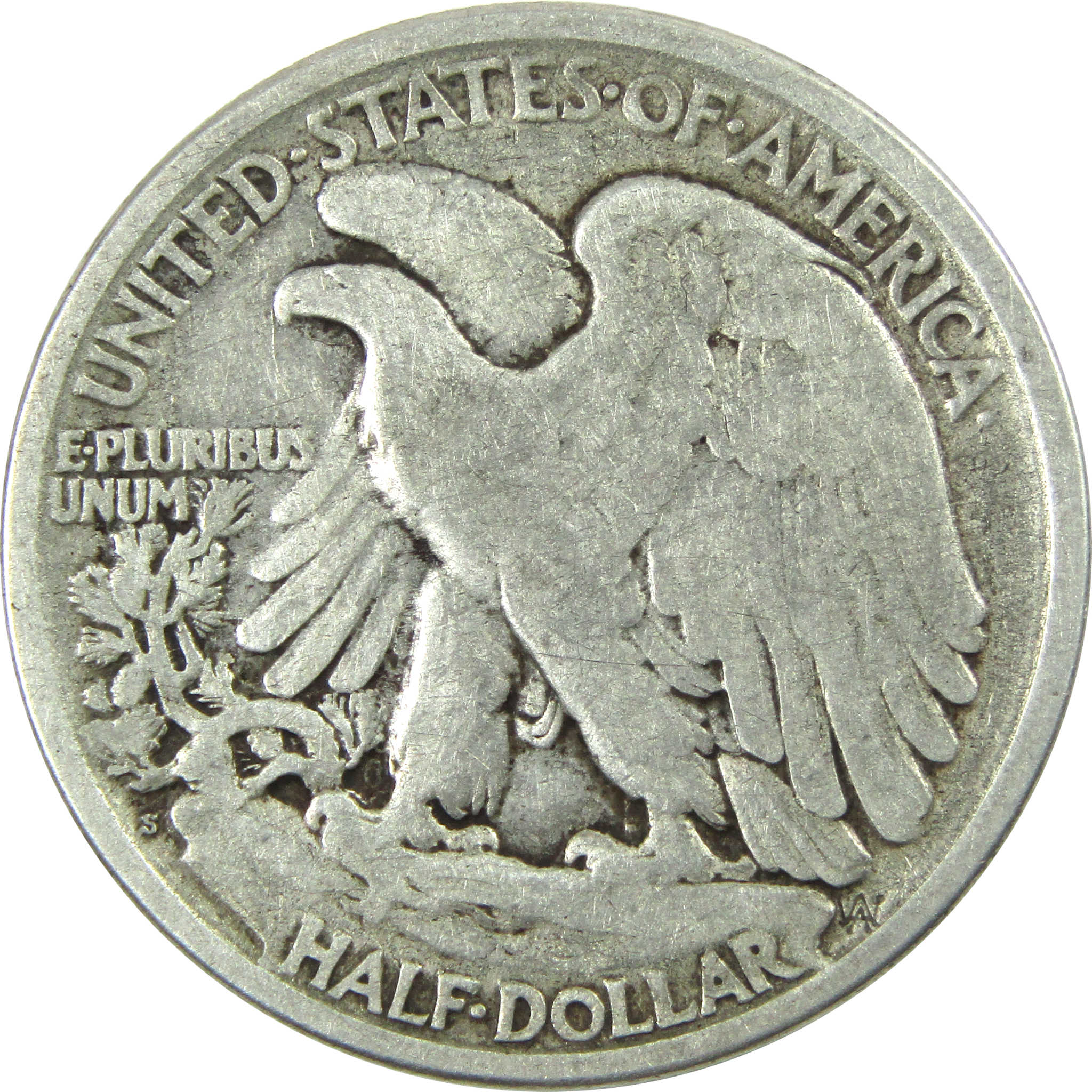 1918 S Liberty Walking Half Dollar VG Very Good Silver 50c SKU:I13893