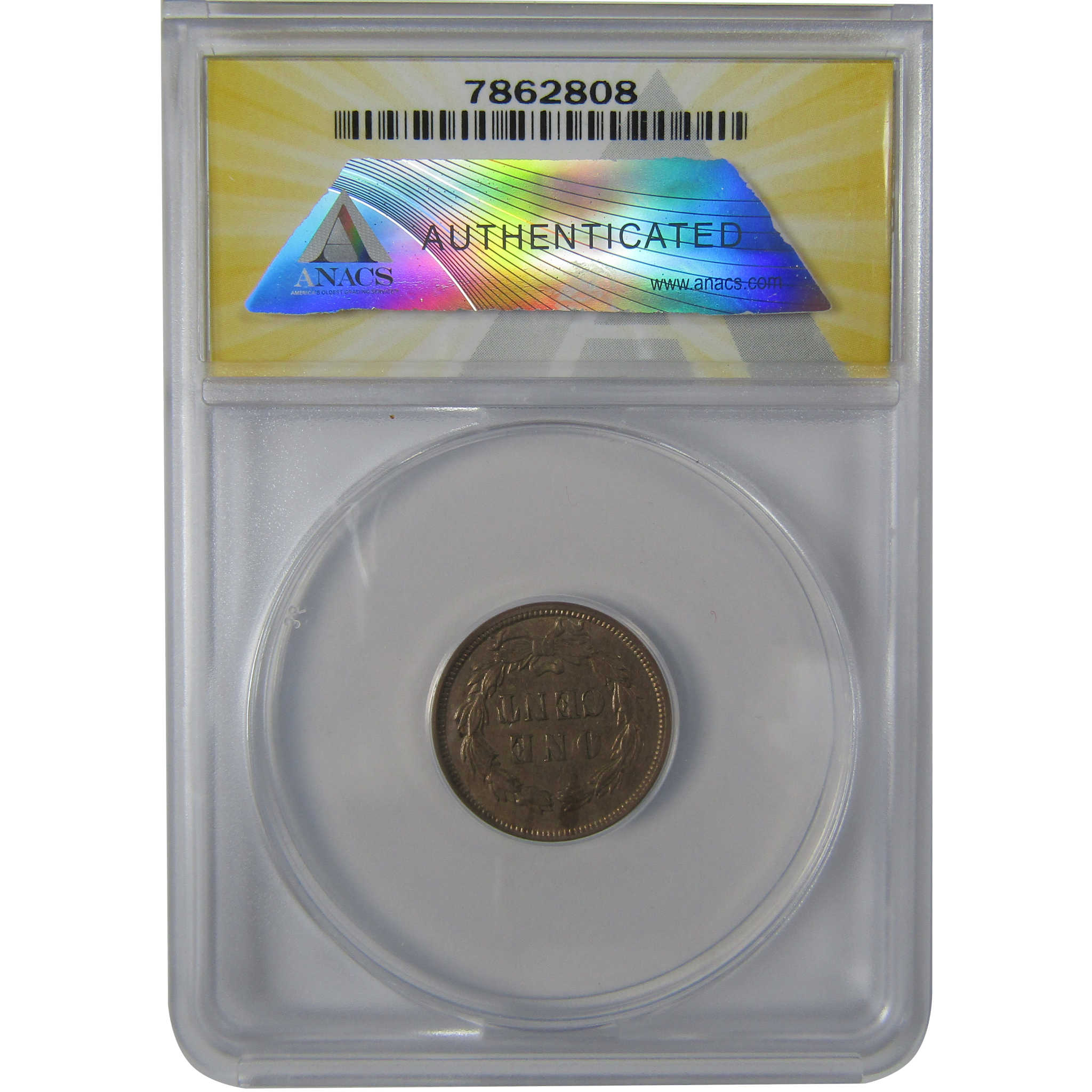 1859 Indian Head Cent AU 55 ANACS Penny 1c Coin Collectible SKU:I23625