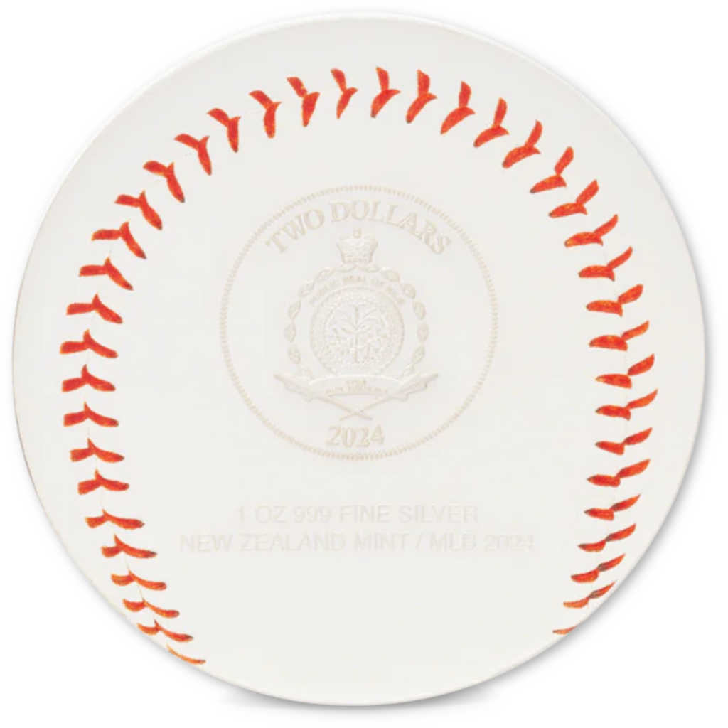 Major League Baseball 1 oz Silver $2 Proof Coin 2024 COA SKU:OPC182