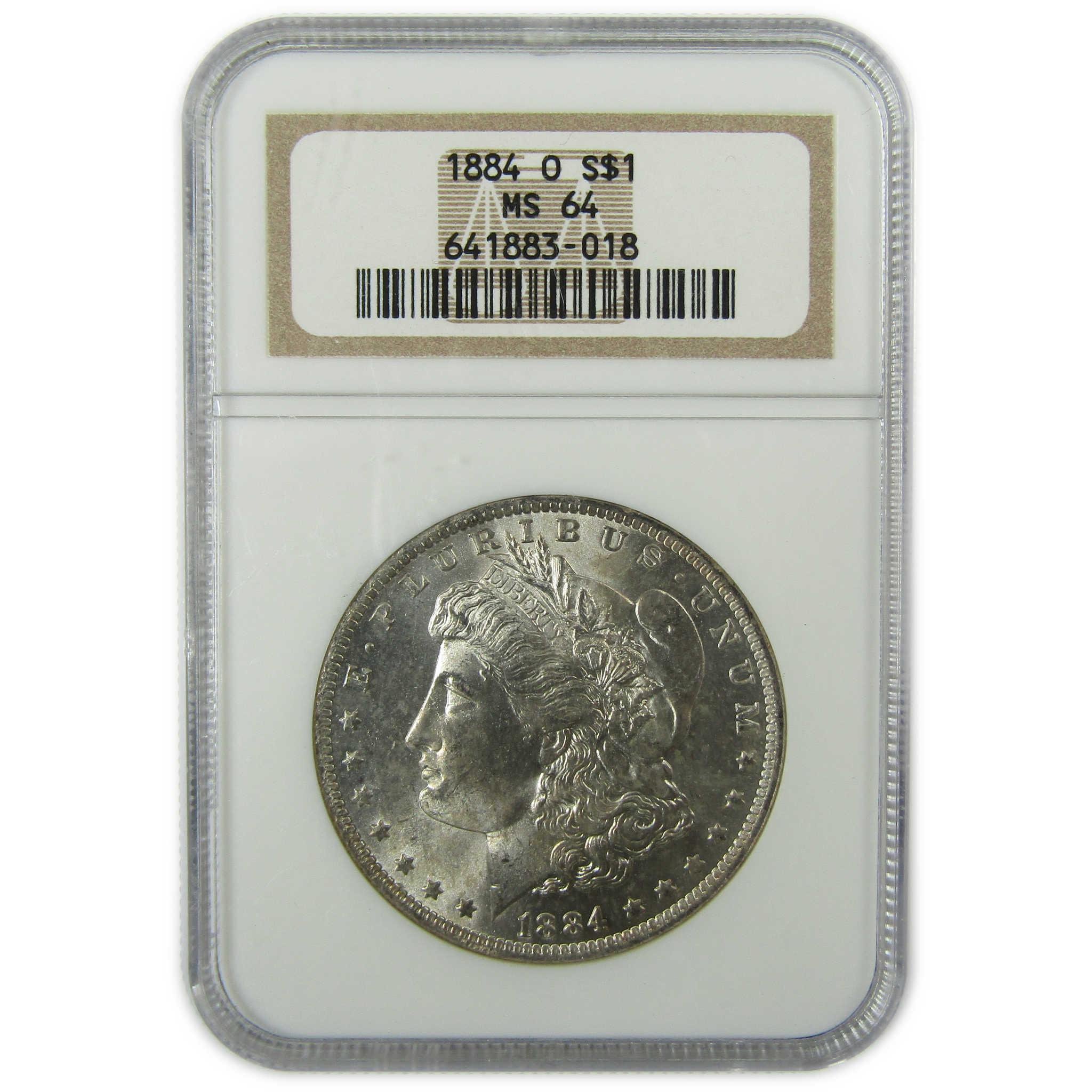 1884 O Morgan Silver Dollar MS 64 NGC Uncirculated $1 Coin SKU:CP405 - Morgan coin - Morgan silver dollar - Morgan silver dollar for sale - Profile Coins &amp; Collectibles