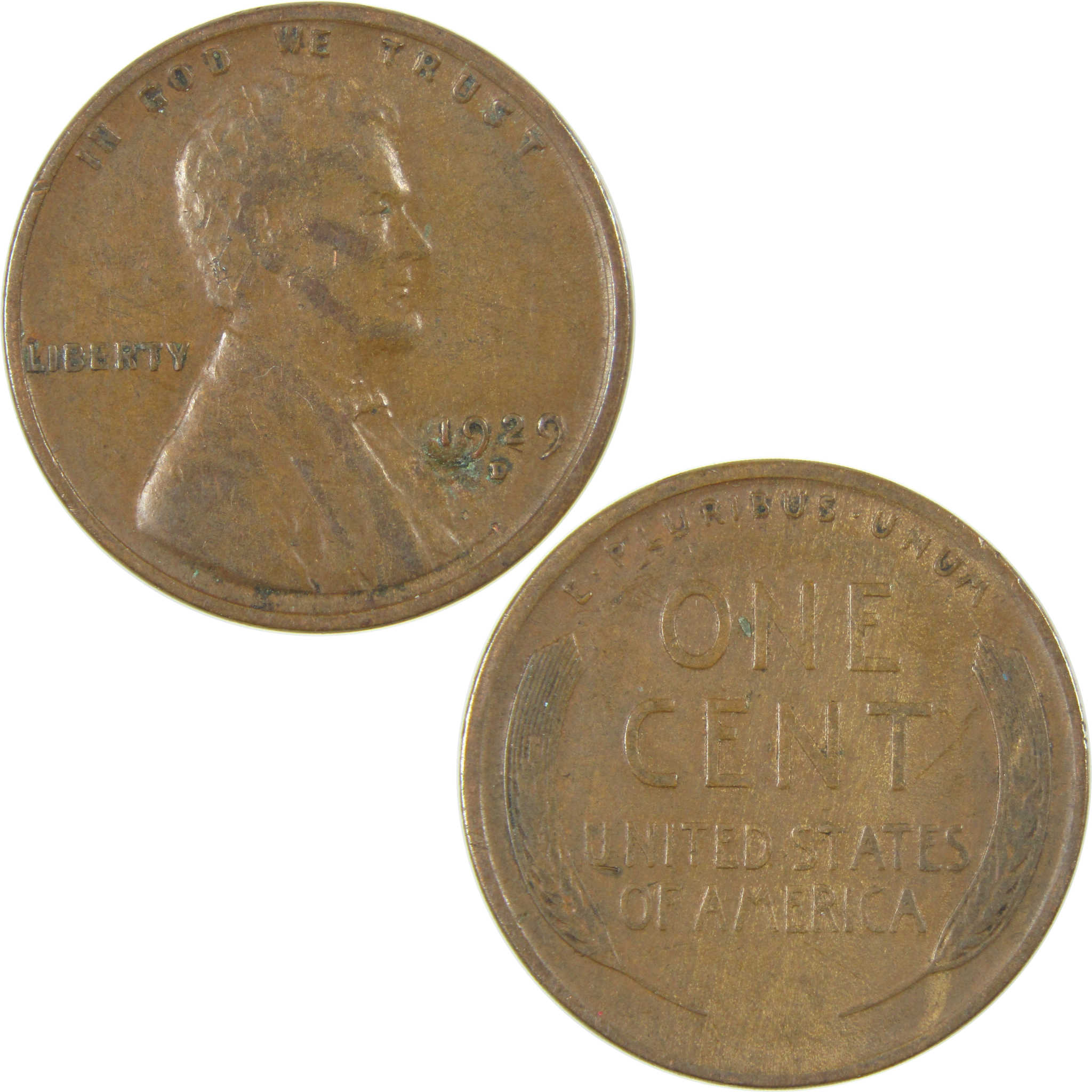 1929 D Lincoln Wheat Cent VF Very Fine Penny 1c Coin SKU:I27268