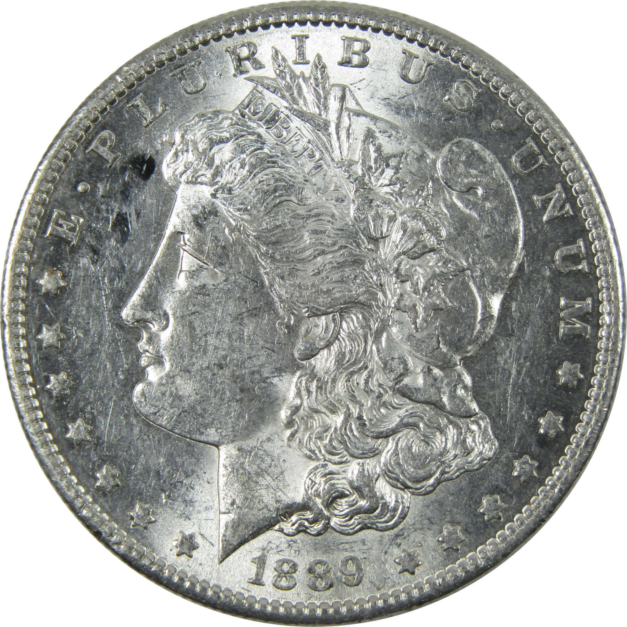 1889 S Morgan Dollar AU About Uncirculated Silver $1 Coin SKU:I14723 - Morgan coin - Morgan silver dollar - Morgan silver dollar for sale - Profile Coins &amp; Collectibles