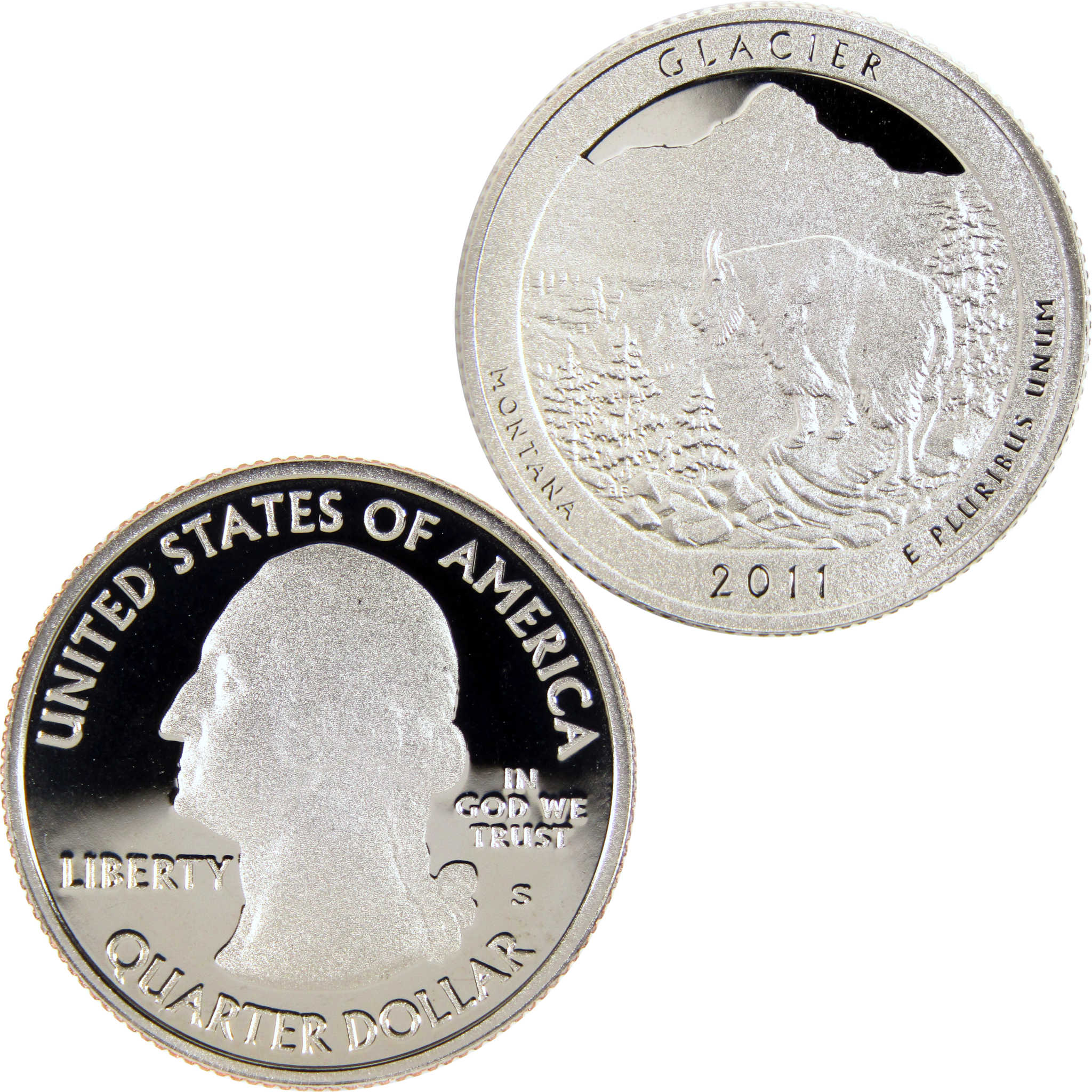 2011 S Glacier National Park Quarter Clad 25c Proof Coin