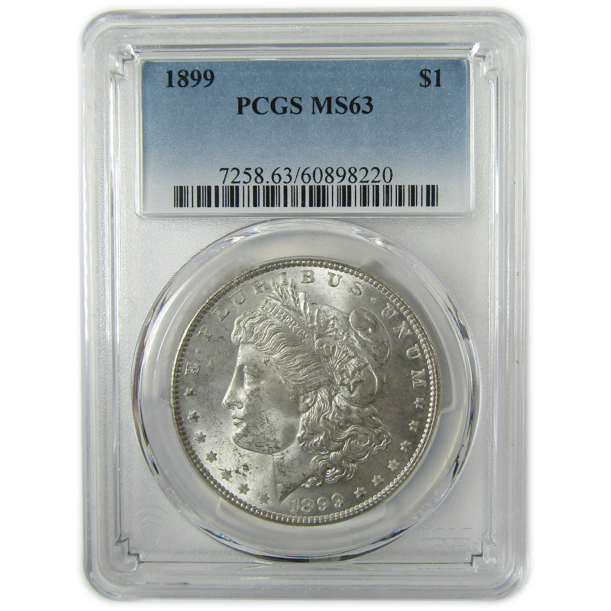 1899 Morgan Silver Dollar MS 63 PCGS Uncirculated $1 Coin SKU:I28358