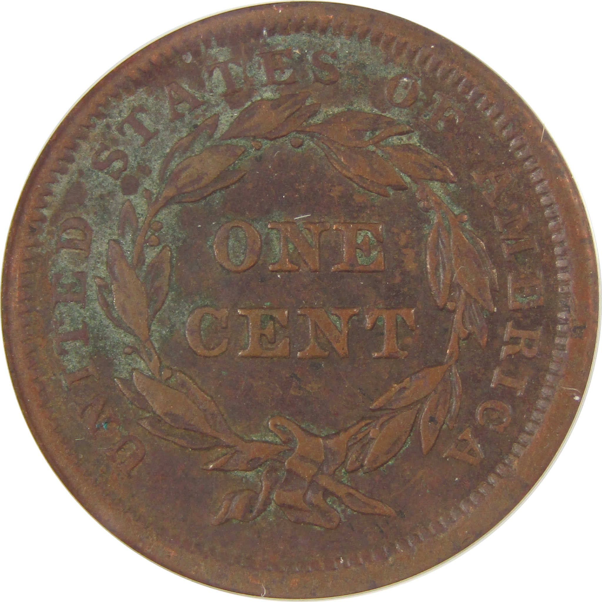 1840 Small Date Braided Hair Large Cent EF 40 Details ANACS SKU:I20140