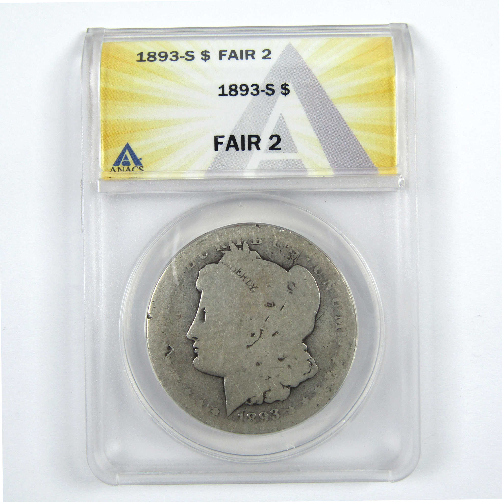 1893 S Morgan Dollar FR 2 ANACS Silver $1 Coin SKU:I14532 - Morgan coin - Morgan silver dollar - Morgan silver dollar for sale - Profile Coins &amp; Collectibles