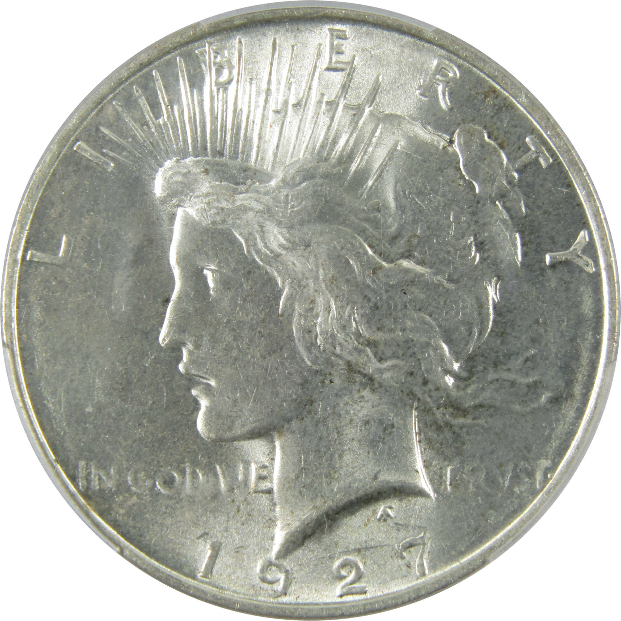 1927 D Peace Dollar MS 62 PCGS Silver $1 Uncirculated Coin SKU:I14928