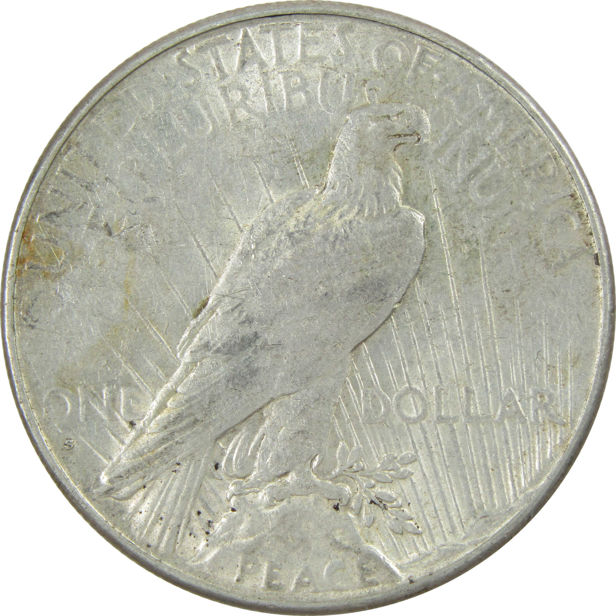 1928 S Peace Dollar AU About Uncirculated Silver $1 Coin SKU:I13690