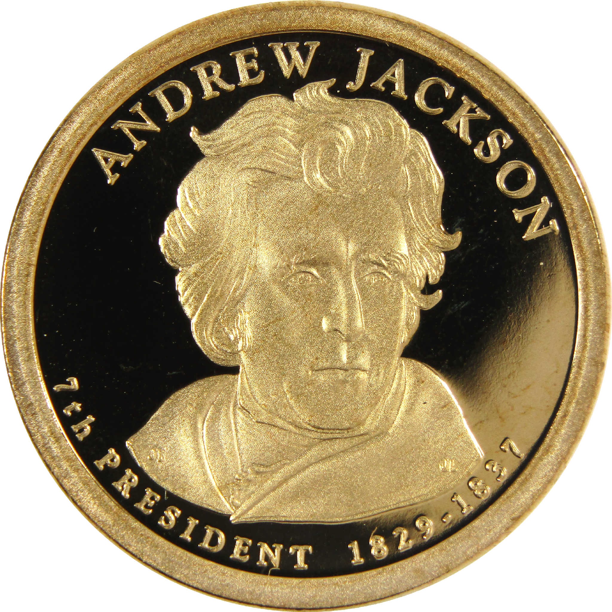 2008 S Andrew Jackson Presidential Dollar Choice Proof $1 Coin