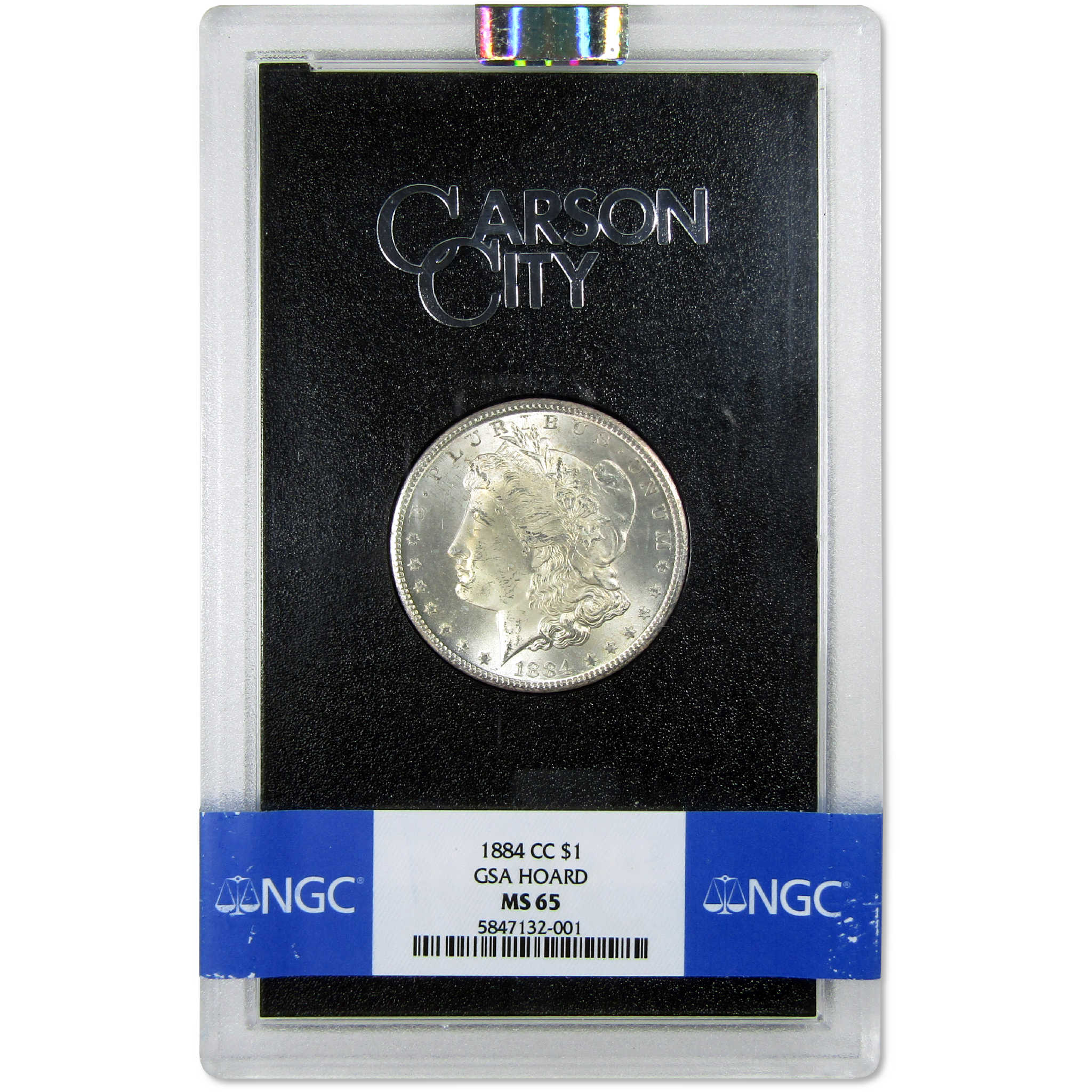 1884 CC GSA Morgan Silver Dollar MS 65 NGC Uncirculated $1 Coin - Morgan coin - Morgan silver dollar - Morgan silver dollar for sale - Profile Coins &amp; Collectibles