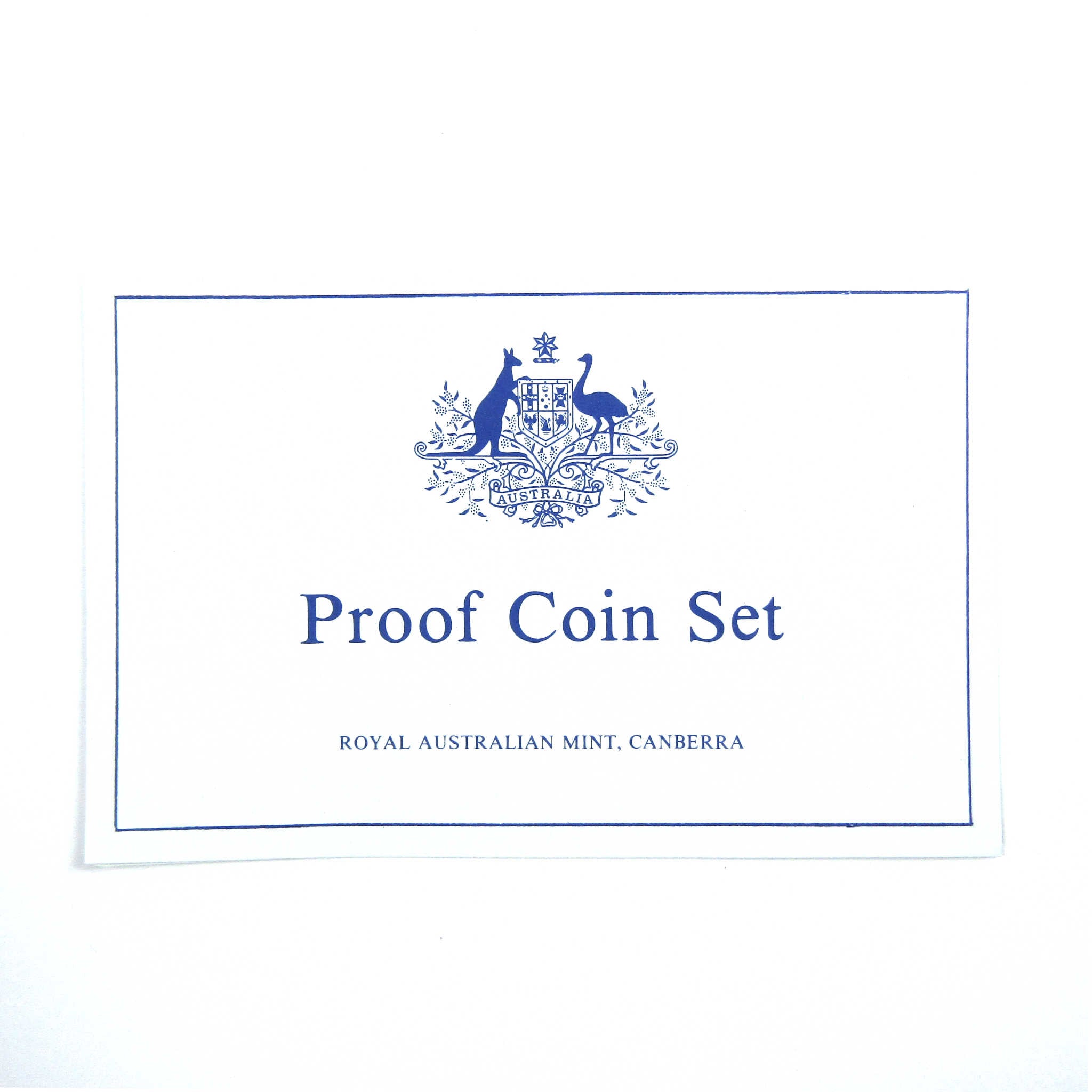 1985 Royal Australian Mint 7 Coin Proof Set OGP SKU:CPC6219